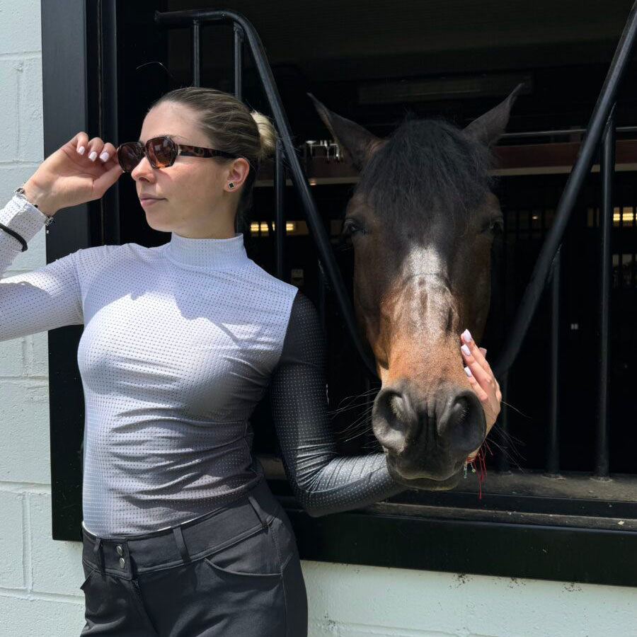 EquestrianClub CHAYA Ombré Perf Turtleneck