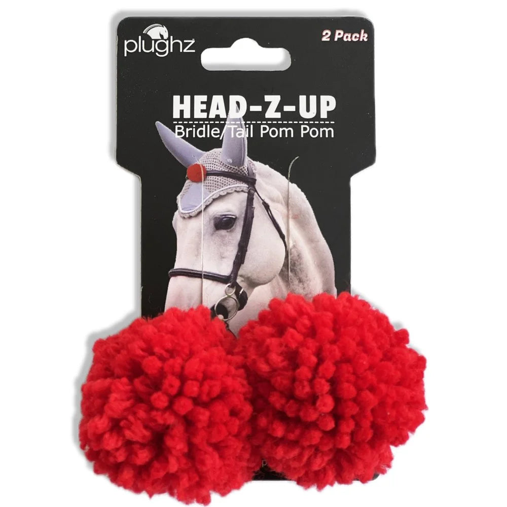 Plughz Head-Z-Up Pom Poms (2-pk)