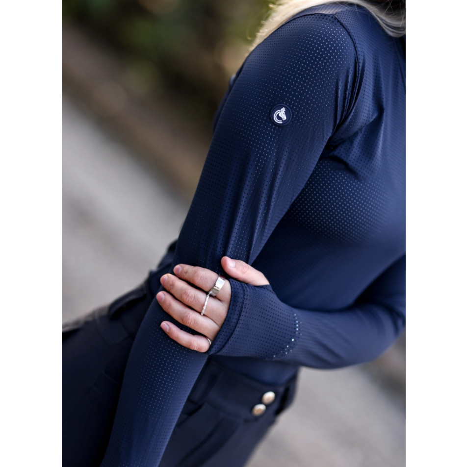 Criniere Kai Cross-Neck Perf Shirt