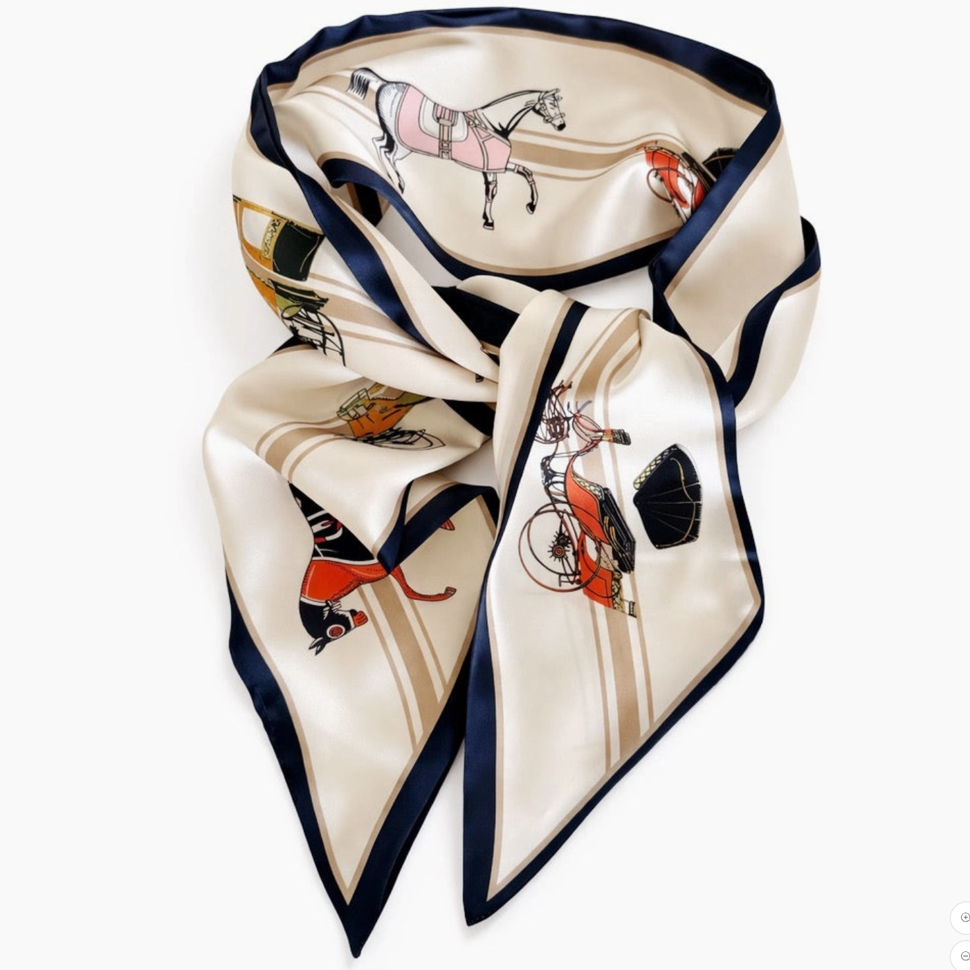 E+Y  Satin Twilly Scarf