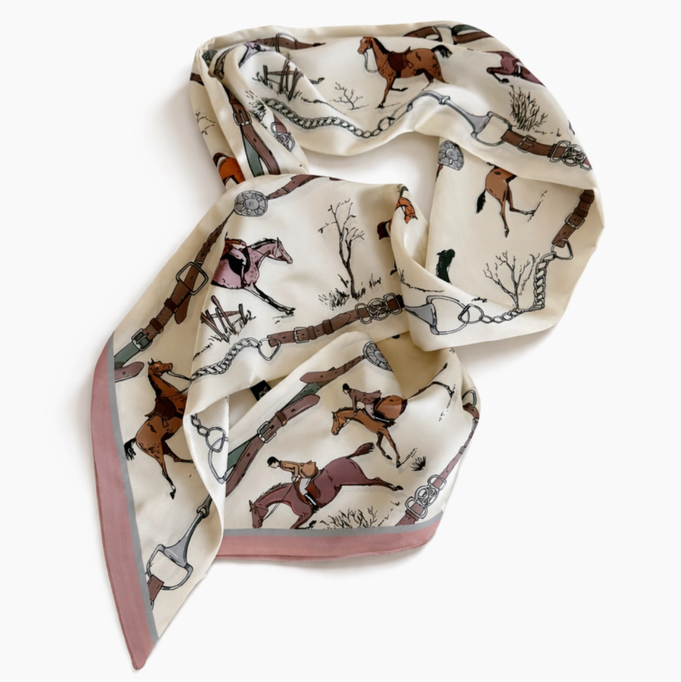 E+Y  Satin Twilly Scarf
