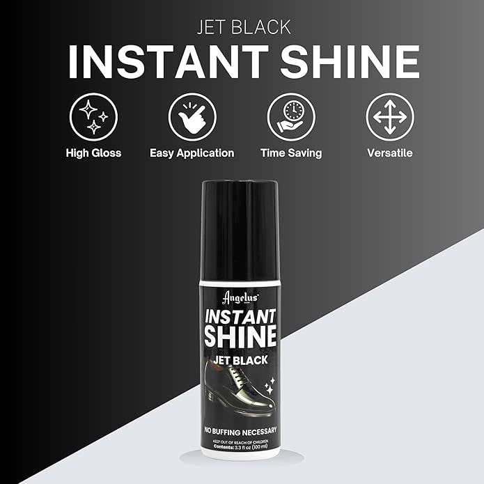 Angelus Instant Shine Liquid Boot Polish Black