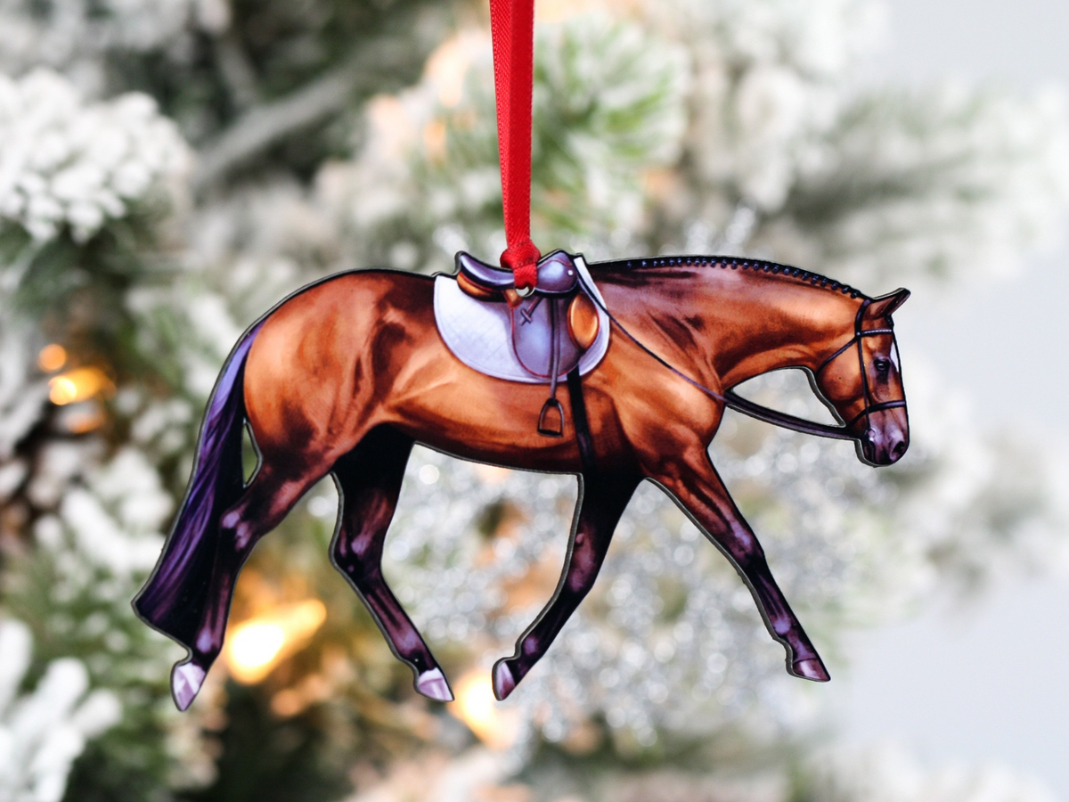 Wood Ornament Laser Cut Horse