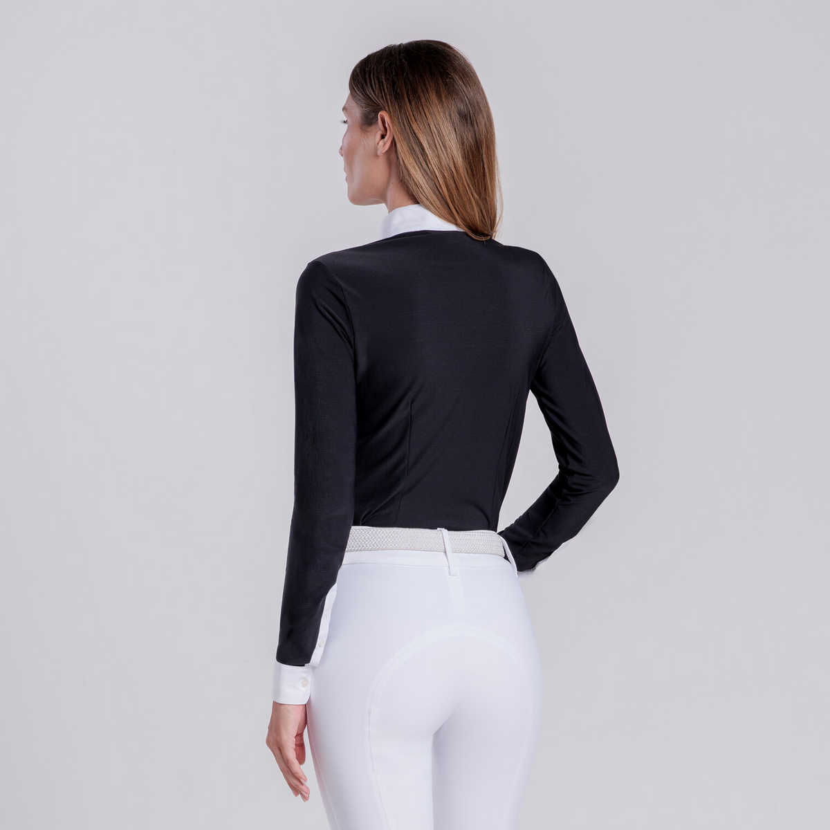 Cavalleria Toscana Rib Zip Shirt lds