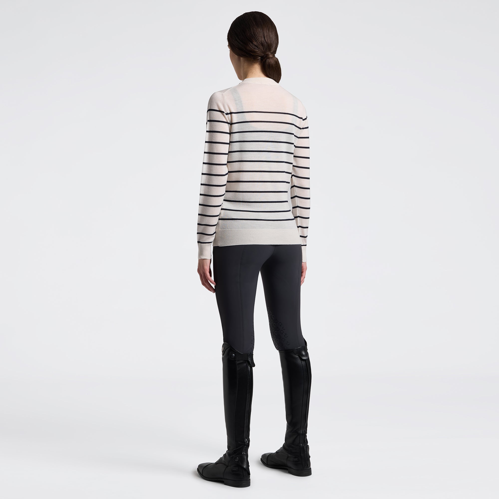 Cavalleria Toscana Stripe Crew Sweater ladies