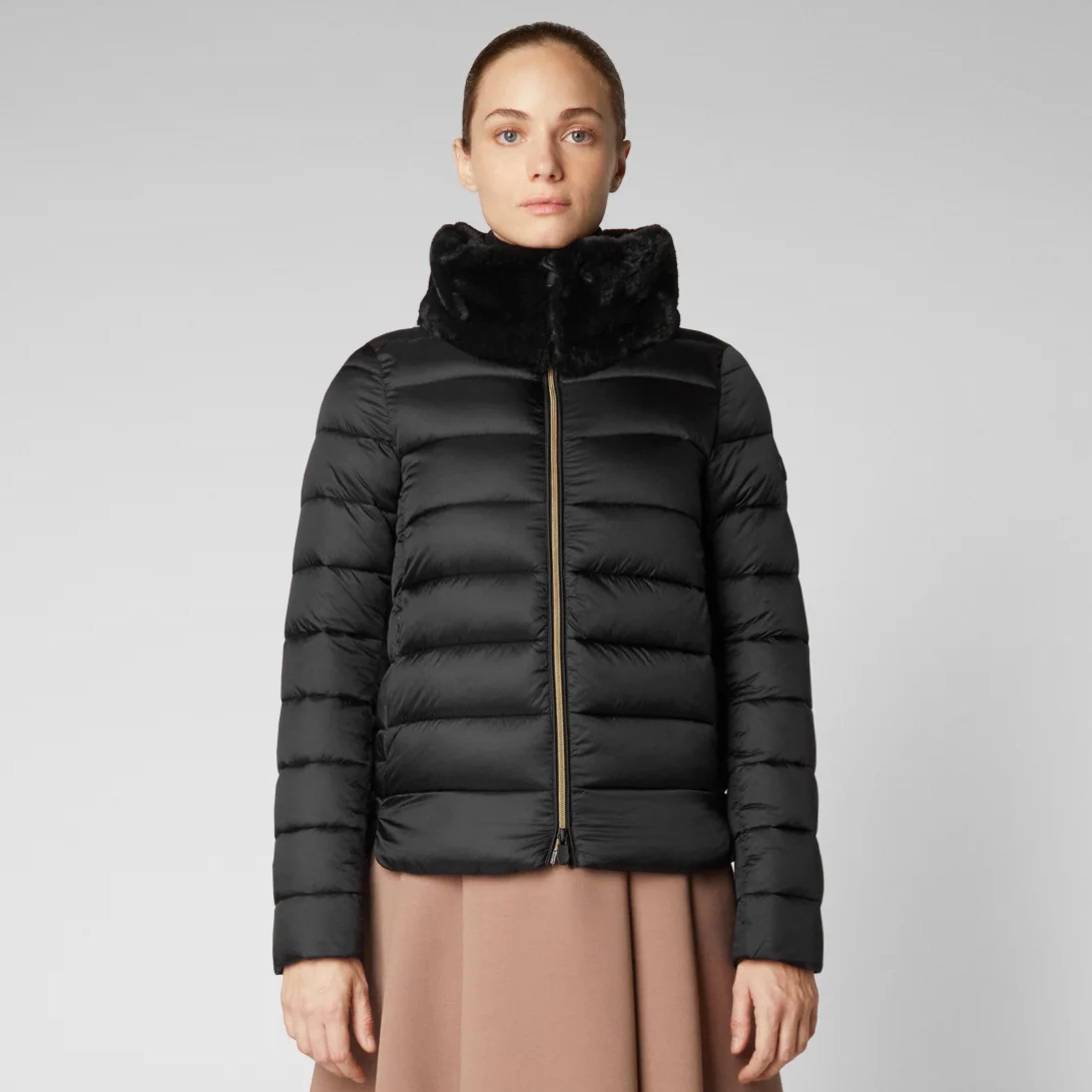 Save the Duck Mei Fur Collar Puffer ladies