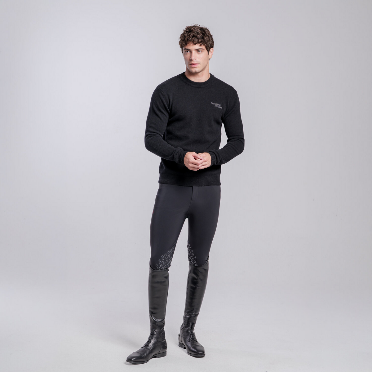 Cavalleria Toscana Purewool Crew Sweater mens