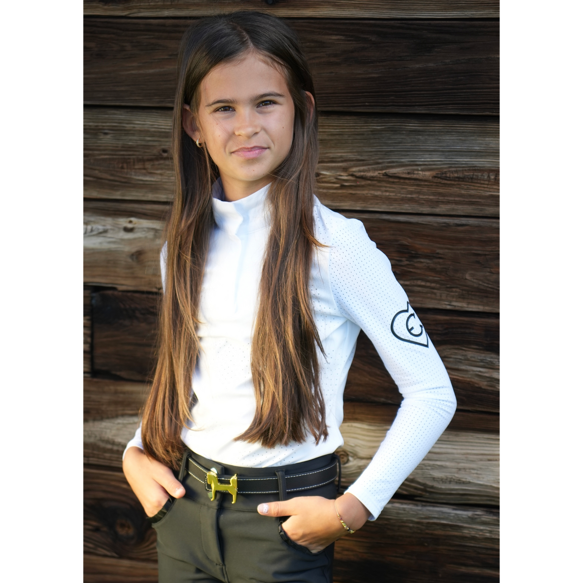 EquestrianClub Lil' Heart Show Shirt girls