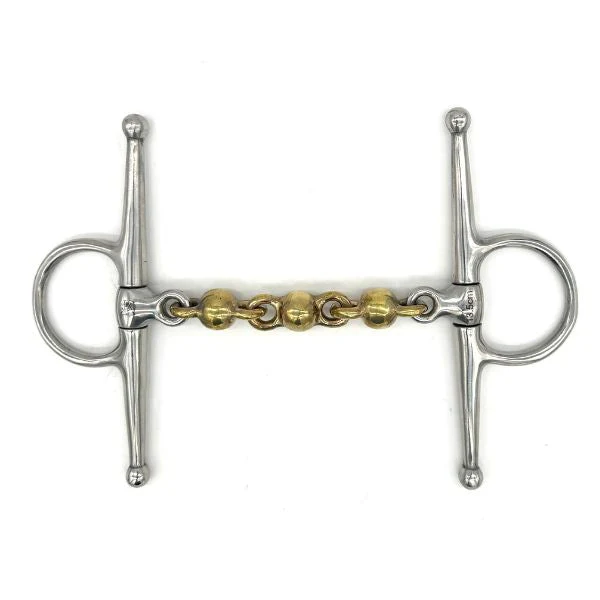 Jake Adams Bit Full Cheek Brass Waterford