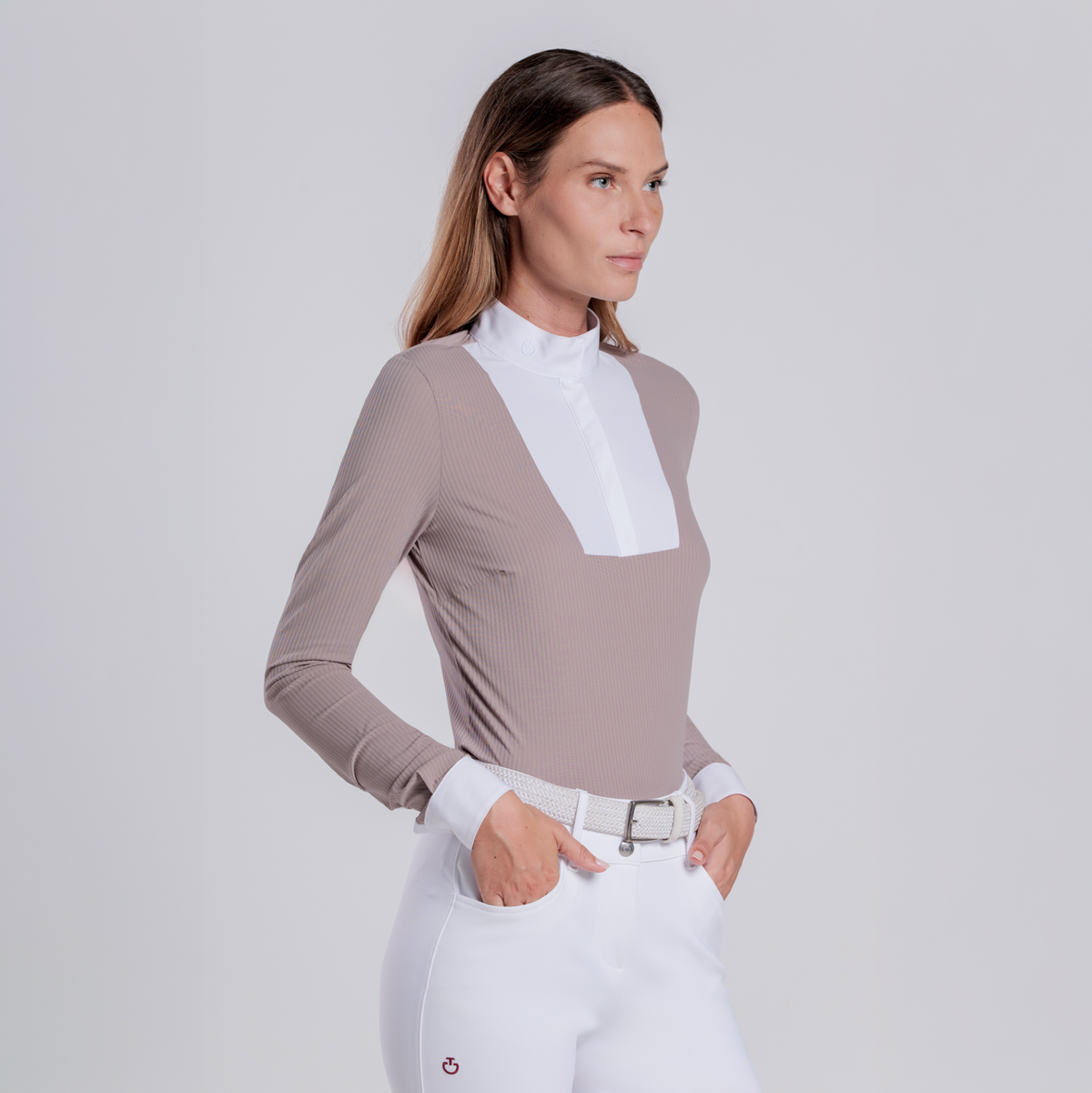Cavalleria Toscana Wide Rib Shirt lds