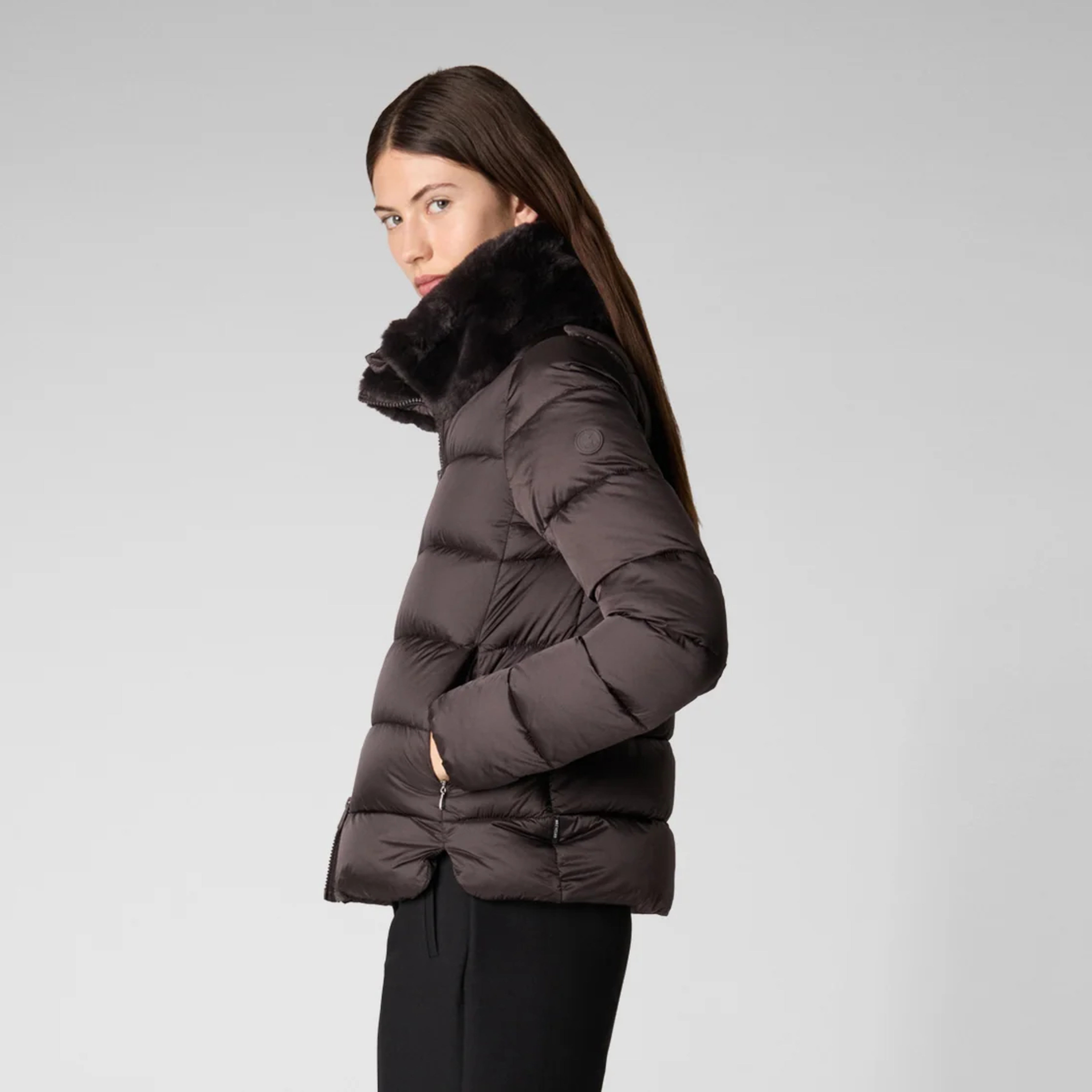 Save the Duck Mei Fur Collar Puffer ladies