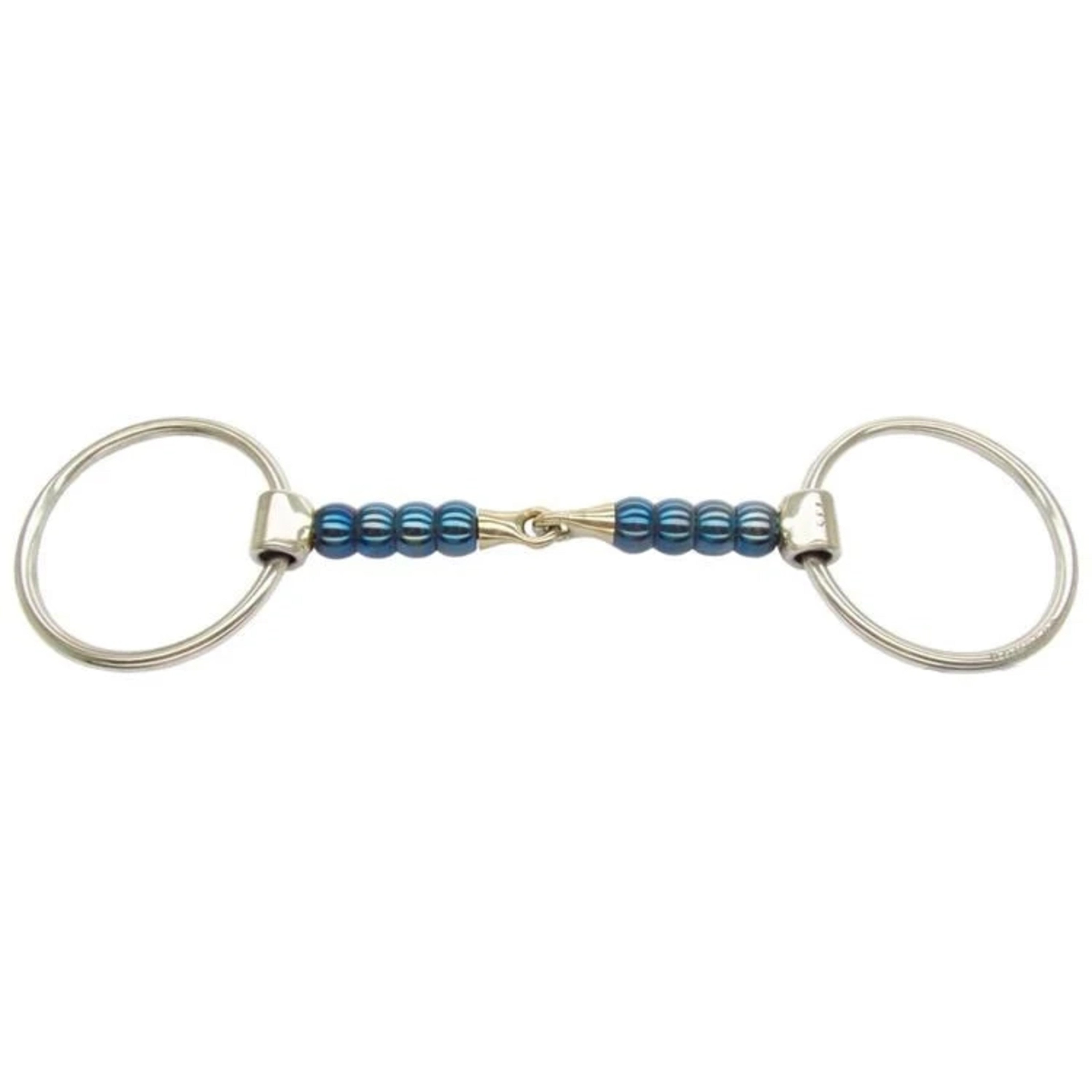 Bombers Bit Loose Ring Cherry Roller Snaffle 135mm