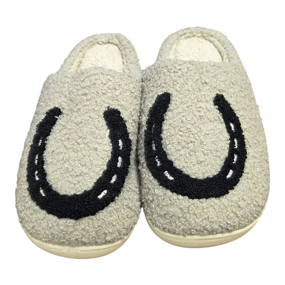 Cozy Horseshoe Slippers