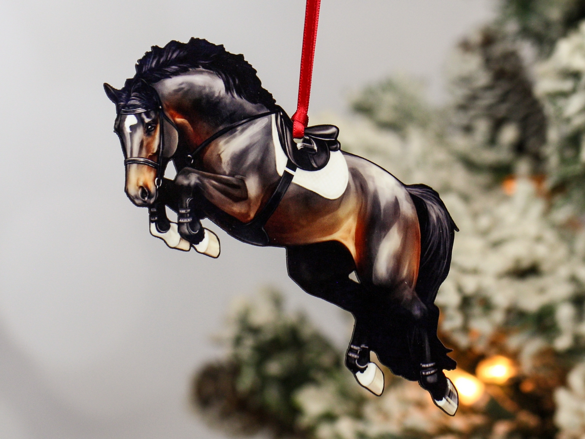 Wood Ornament Laser Cut Horse