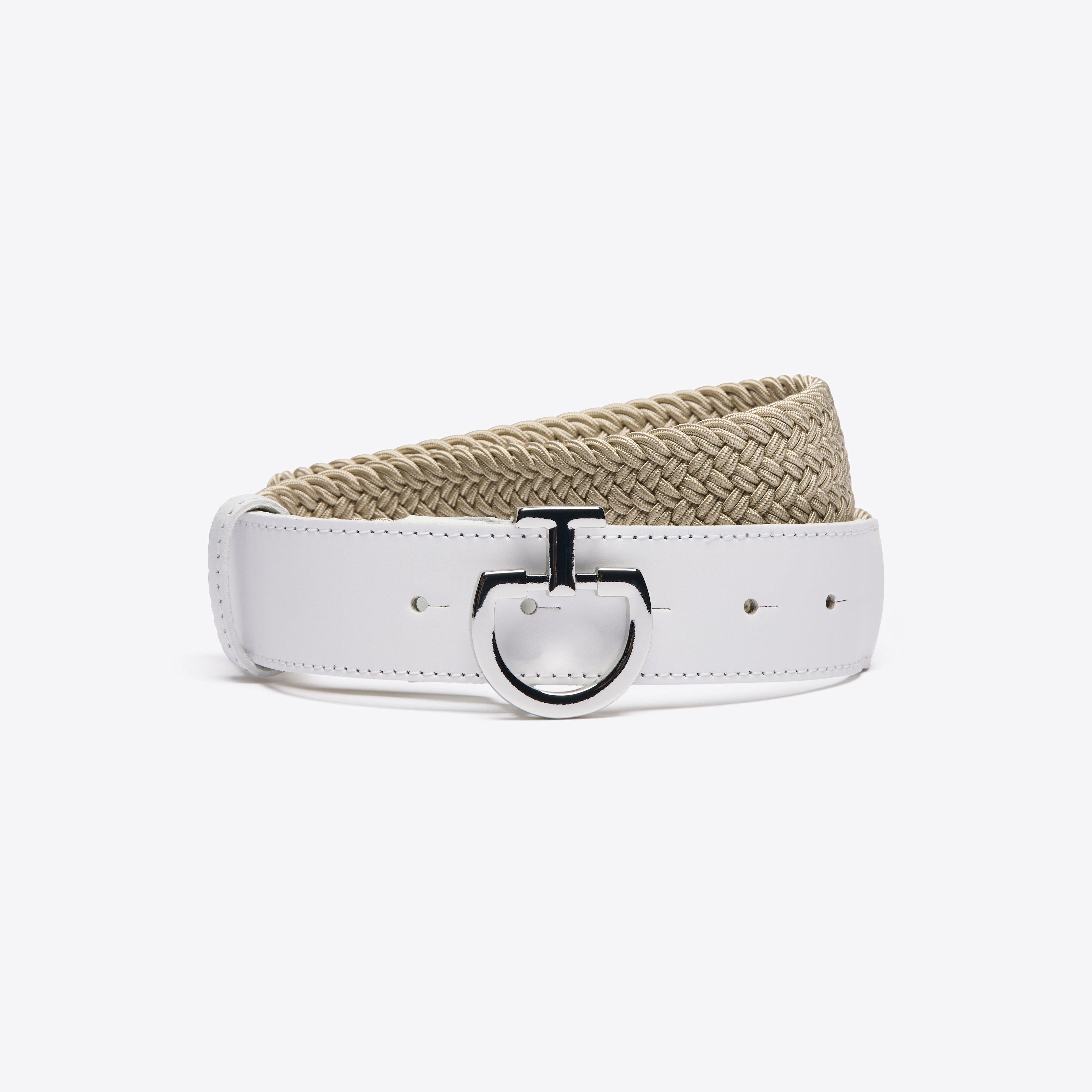 Cavalleria Toscana Logo Stretch Belt