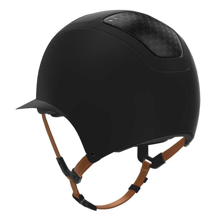 KASK Star Lady + tan leather harness