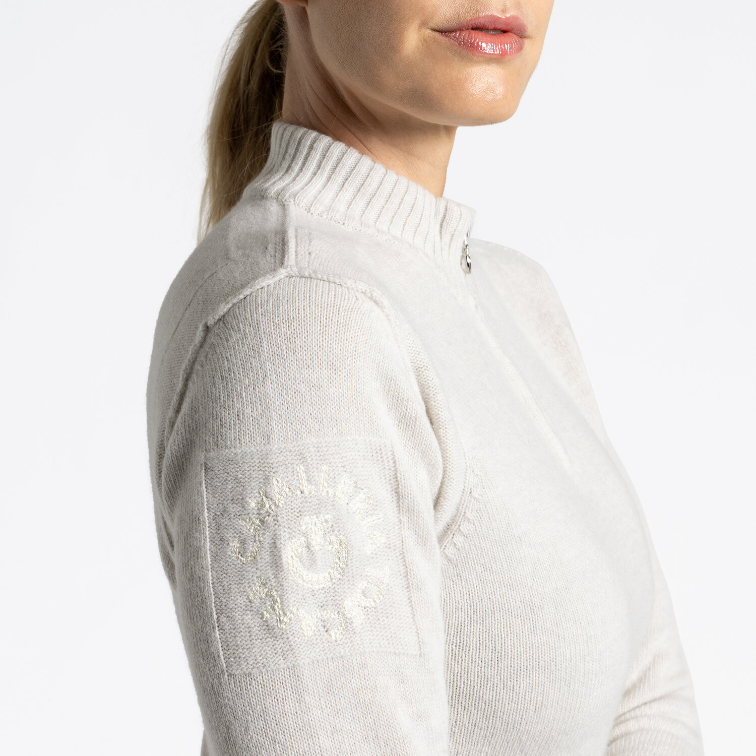 Cavalleria Toscana Purewool Half Zip Sweater ladies