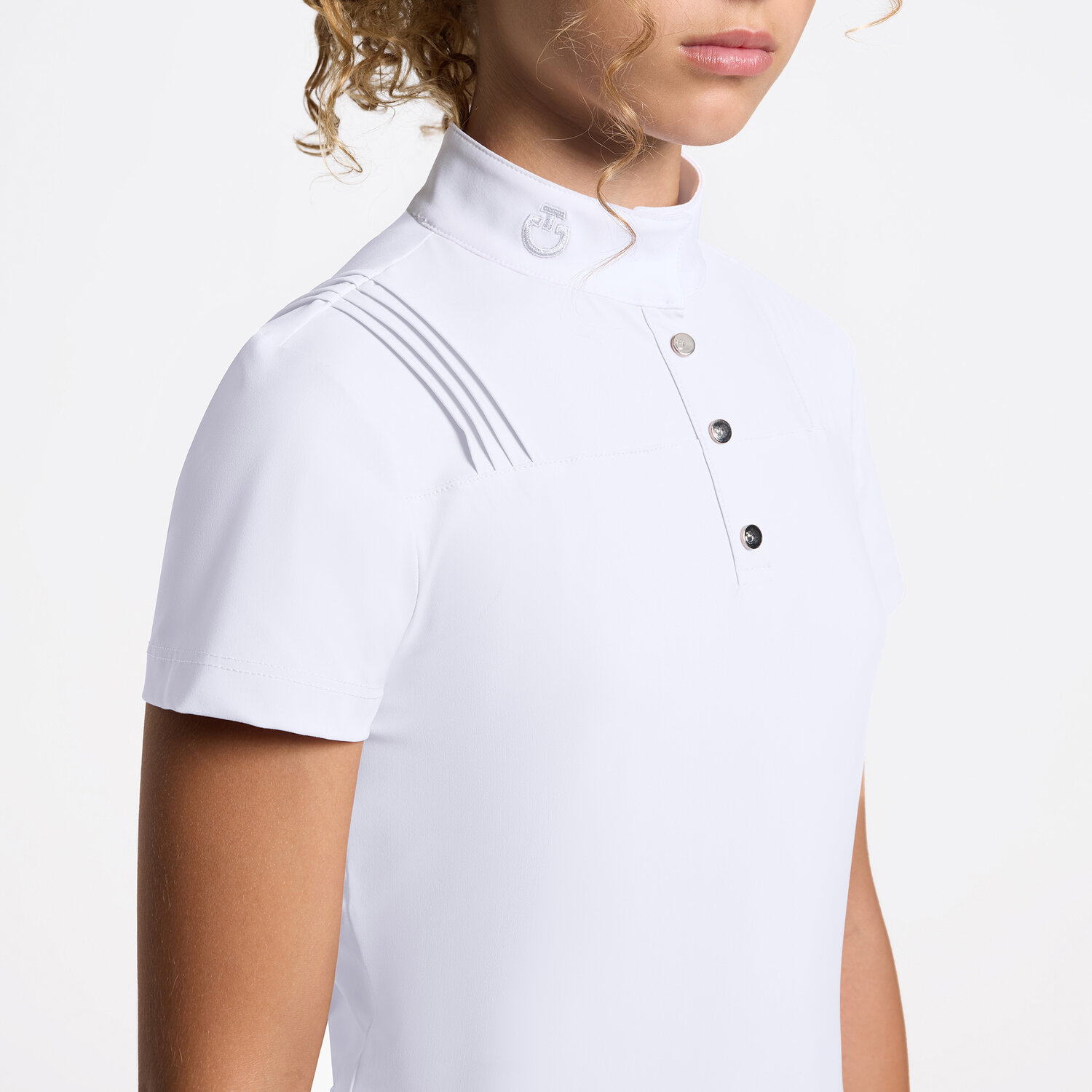 Cavalleria Toscana Pleat Snap Comp Polo girls