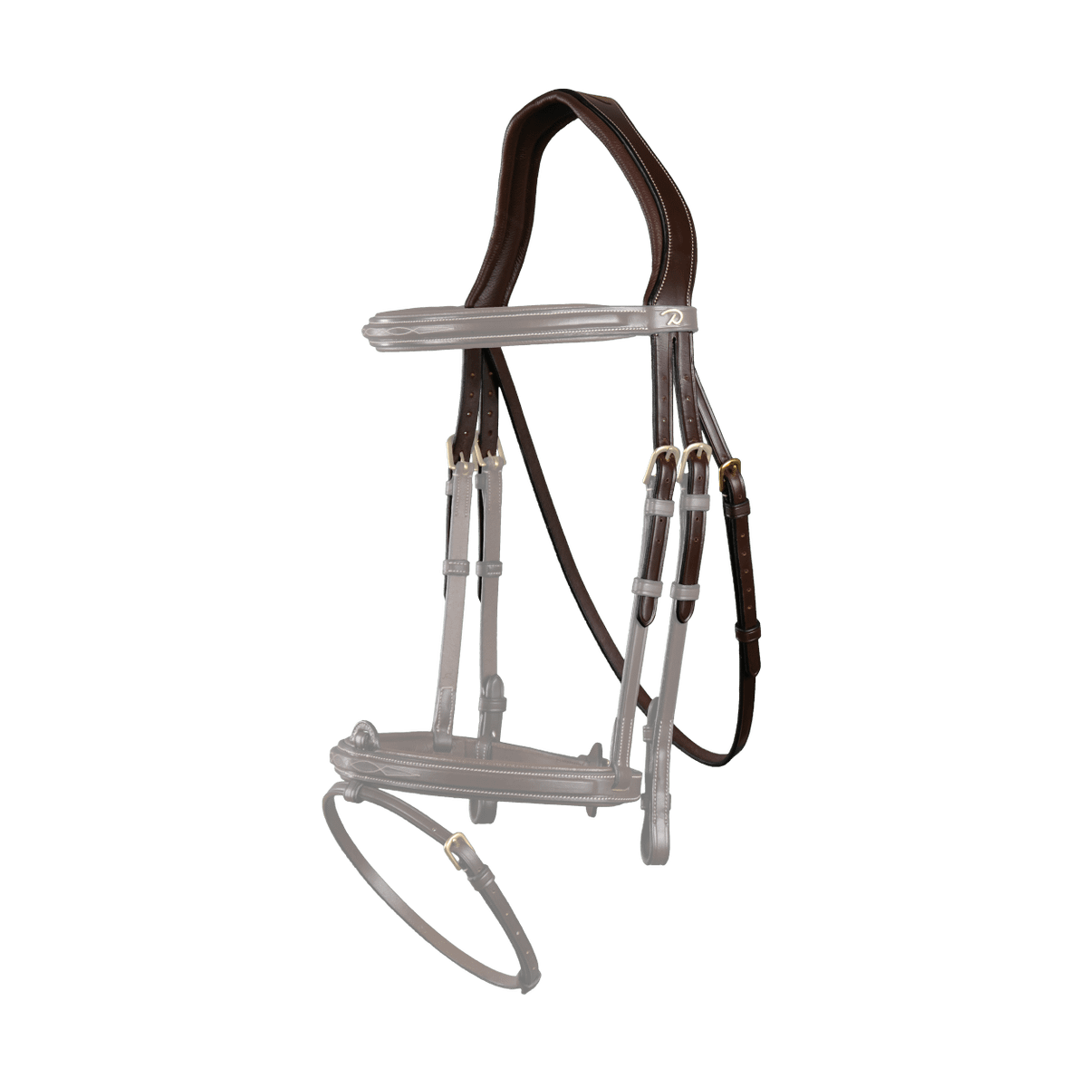 Dyon Crown Piece Padded Brass
