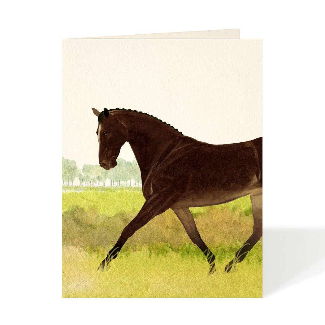 Felix Doolittle Equestrian Greeting Card