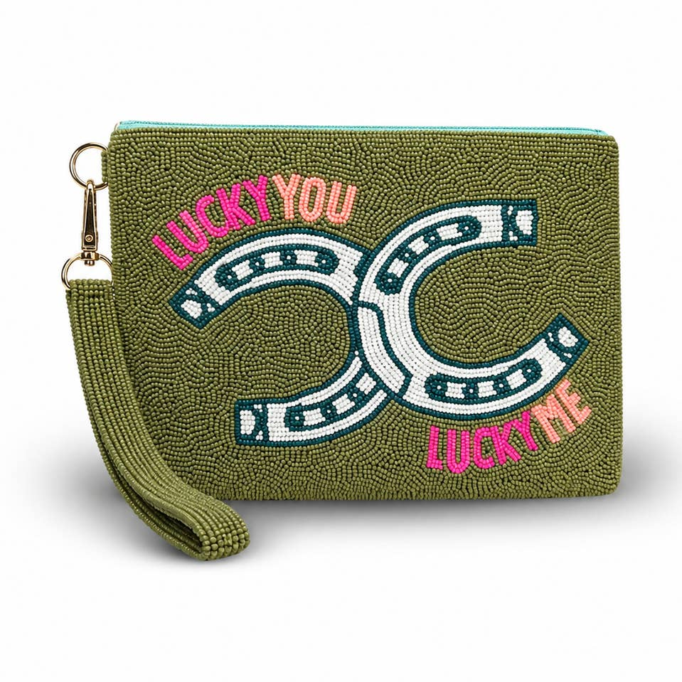 Beaded Pouch large