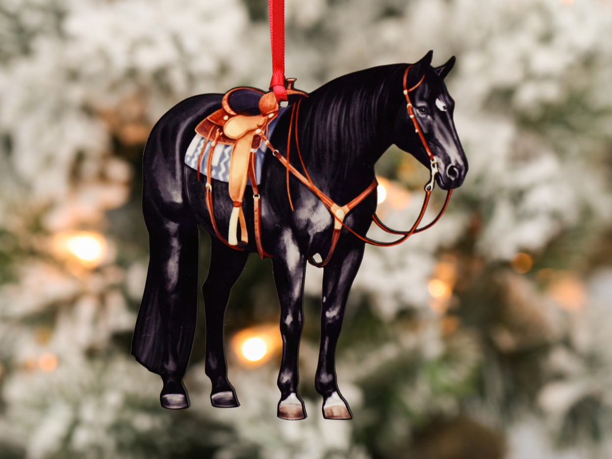 Wood Ornament Laser Cut Horse