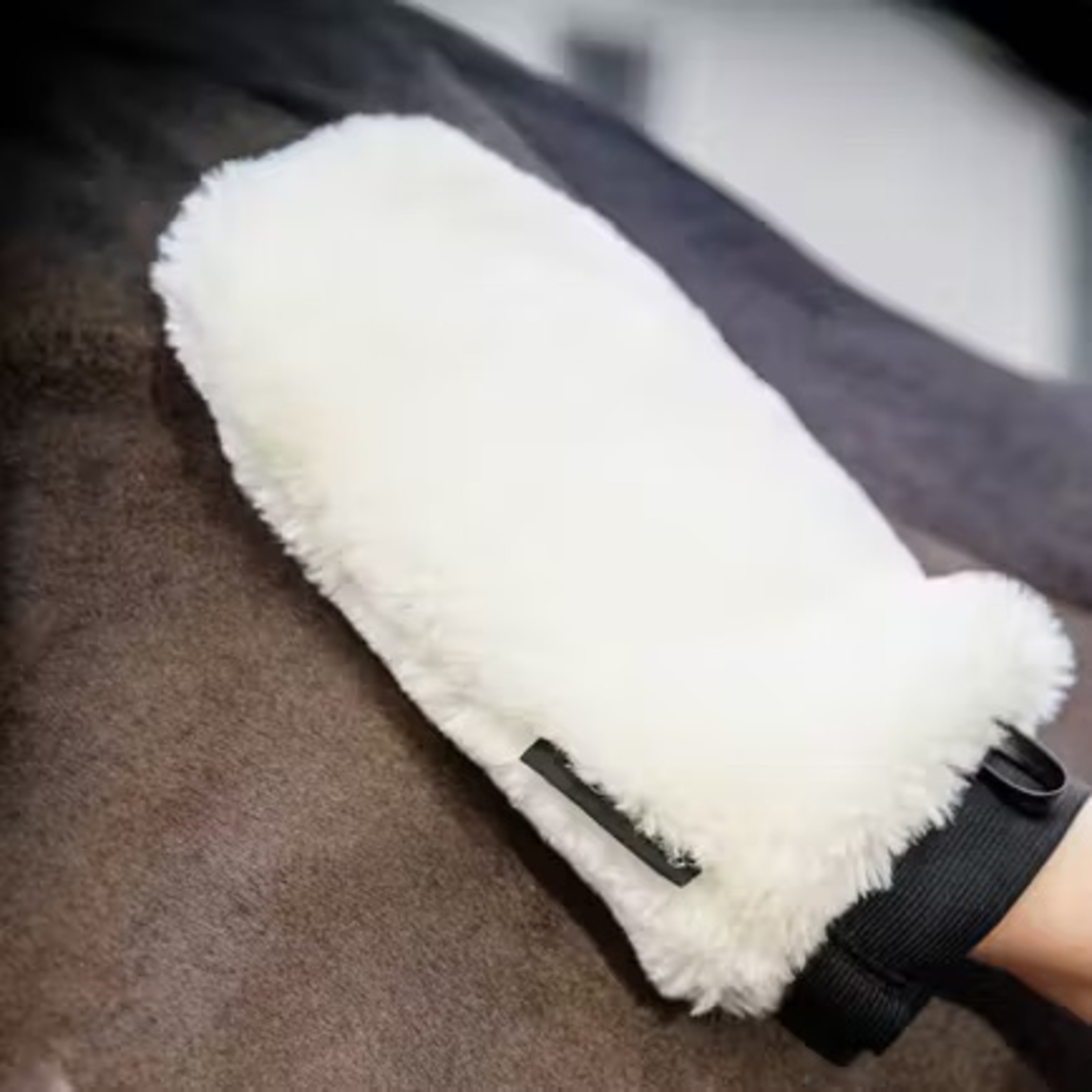 Grooming Deluxe Sheepskin Glove