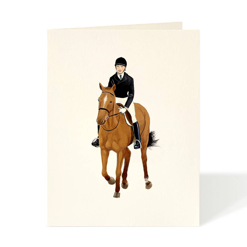 Felix Doolittle Equestrian Greeting Card