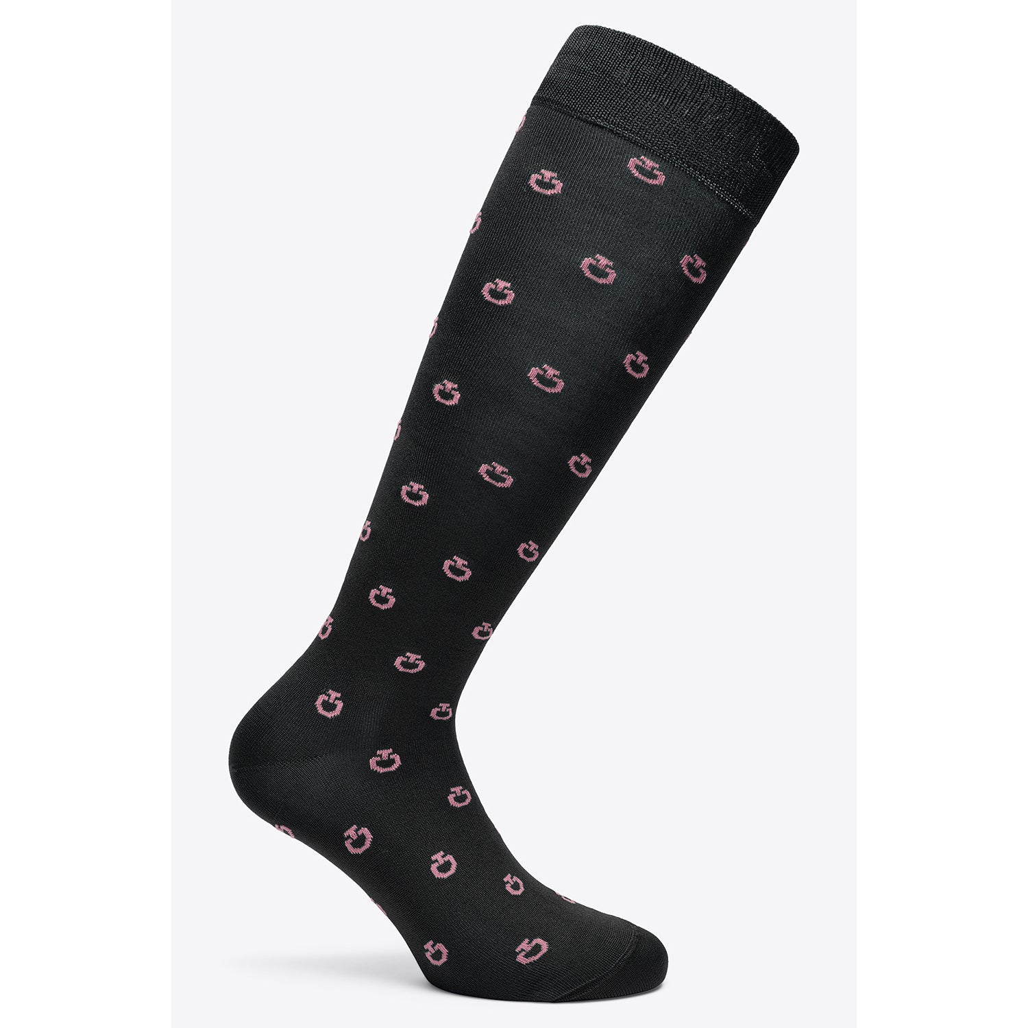 Cavalleria Toscana Mini Logo Jacquard Socks