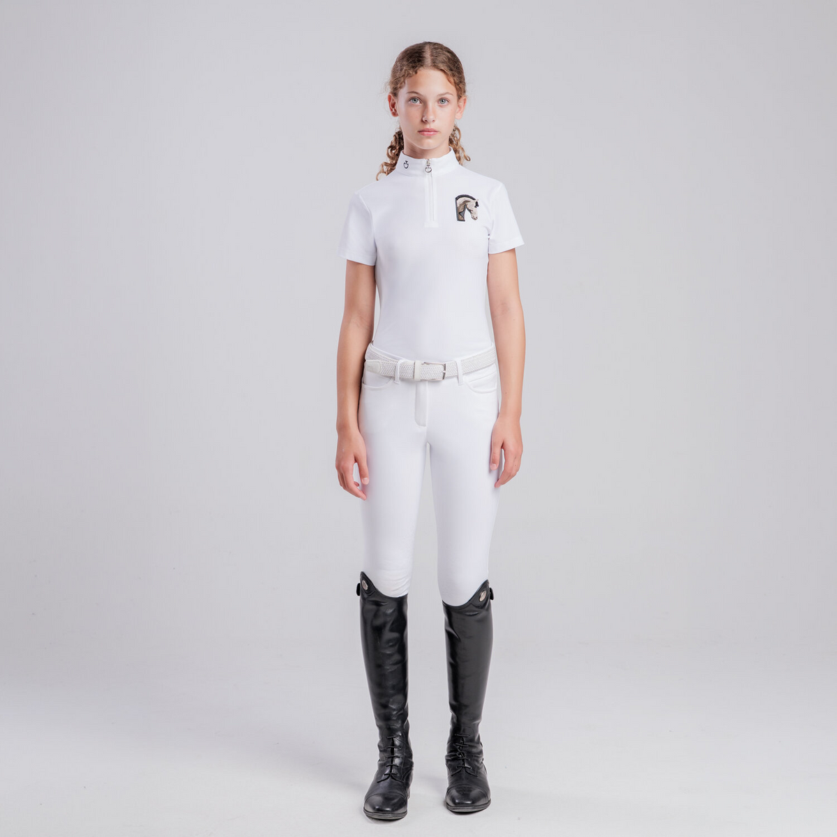 Cavalleria Toscana Needlepoint Horse Polo girls
