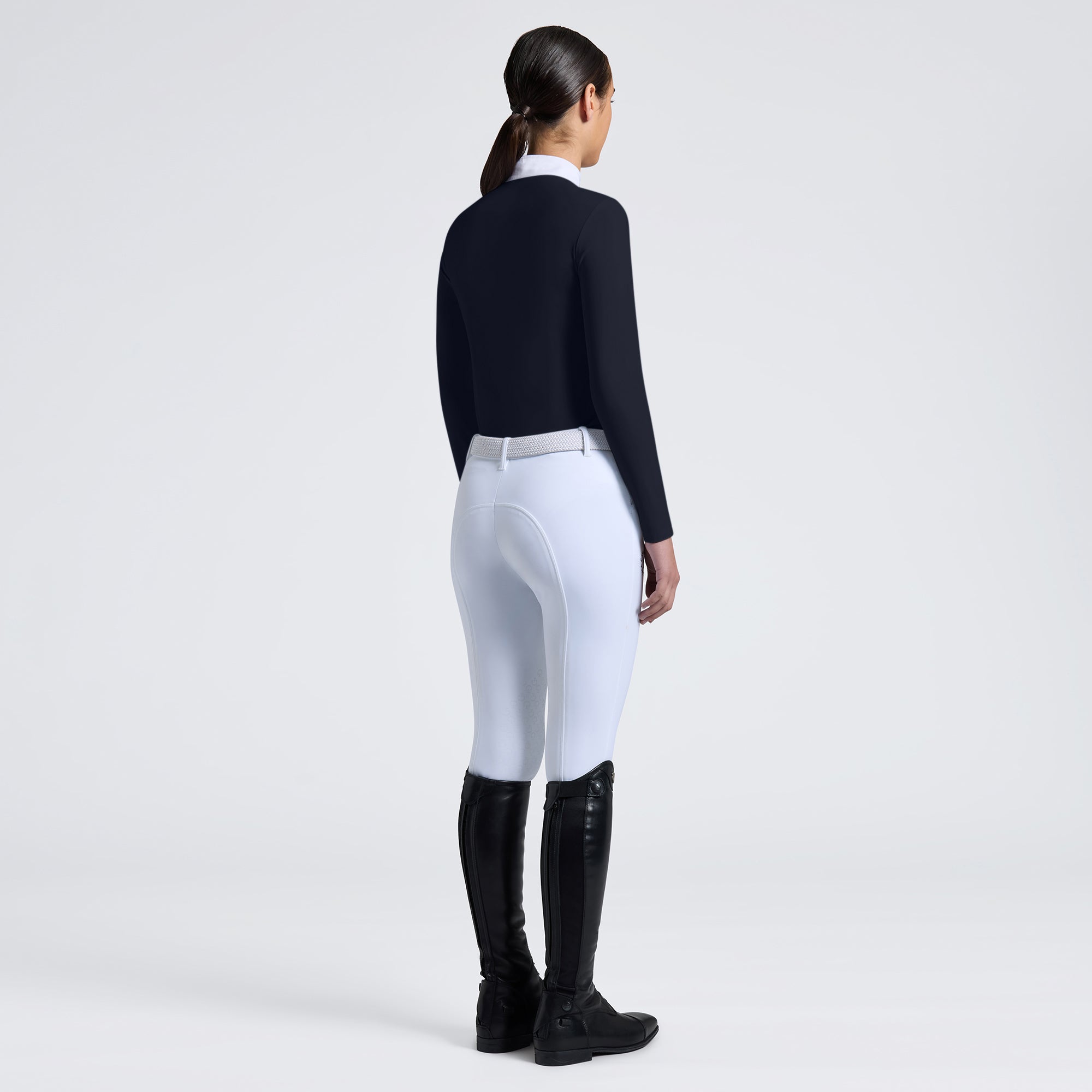 Cavalleria Toscana Heart Comp Polo l/s girls