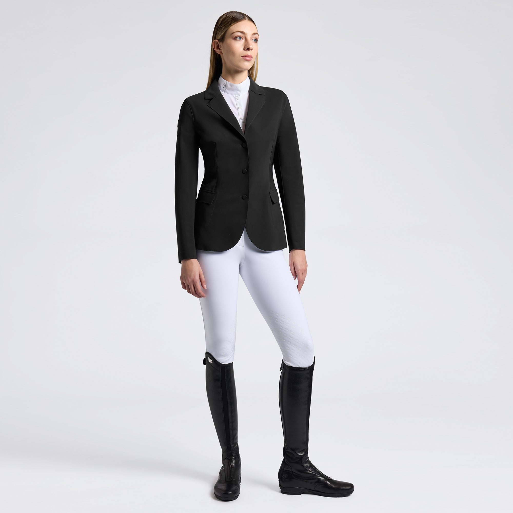 Cavalleria Toscana Raw Cut Perforated Jacket ladies