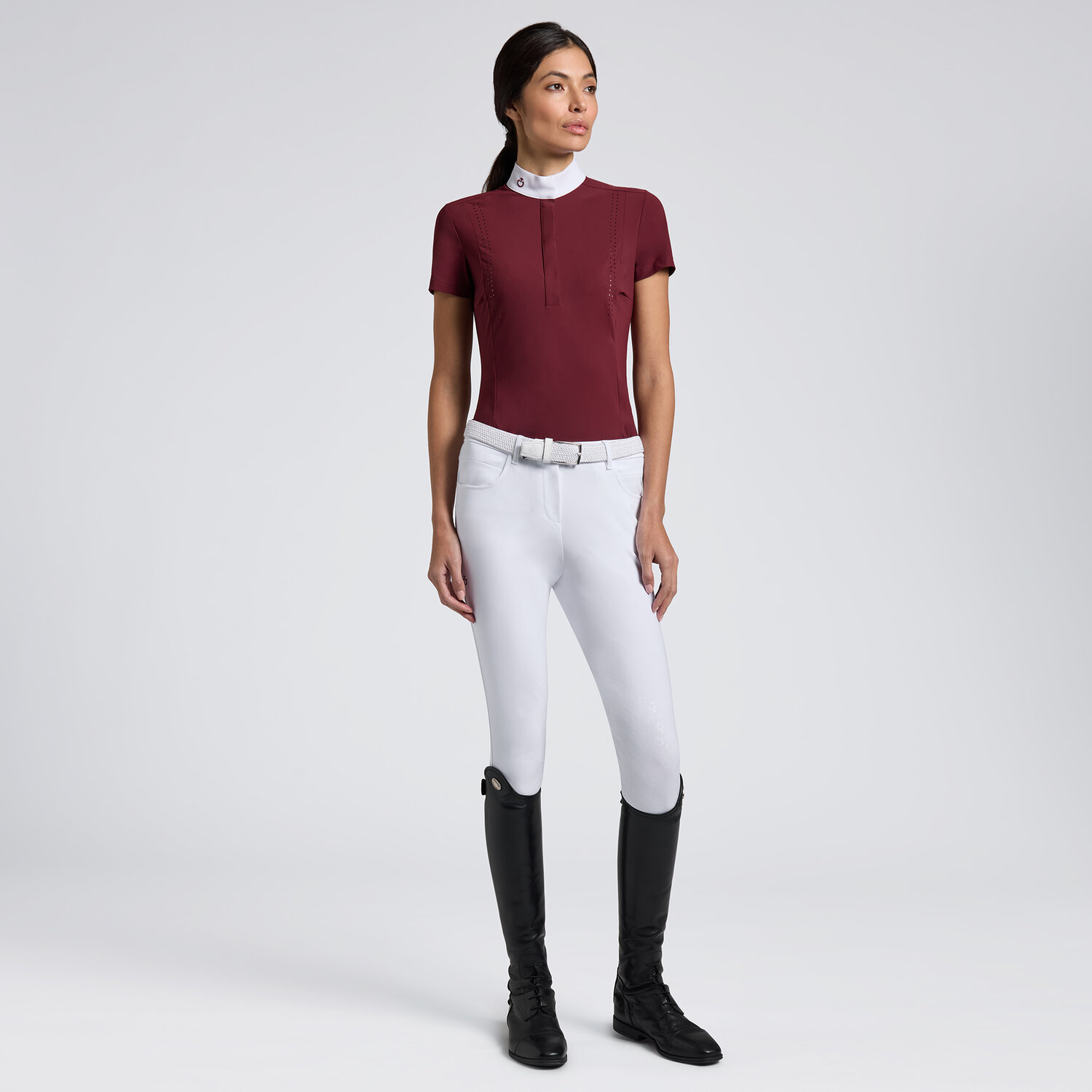 Cavalleria Toscana Double Dot Comp Polo ladies