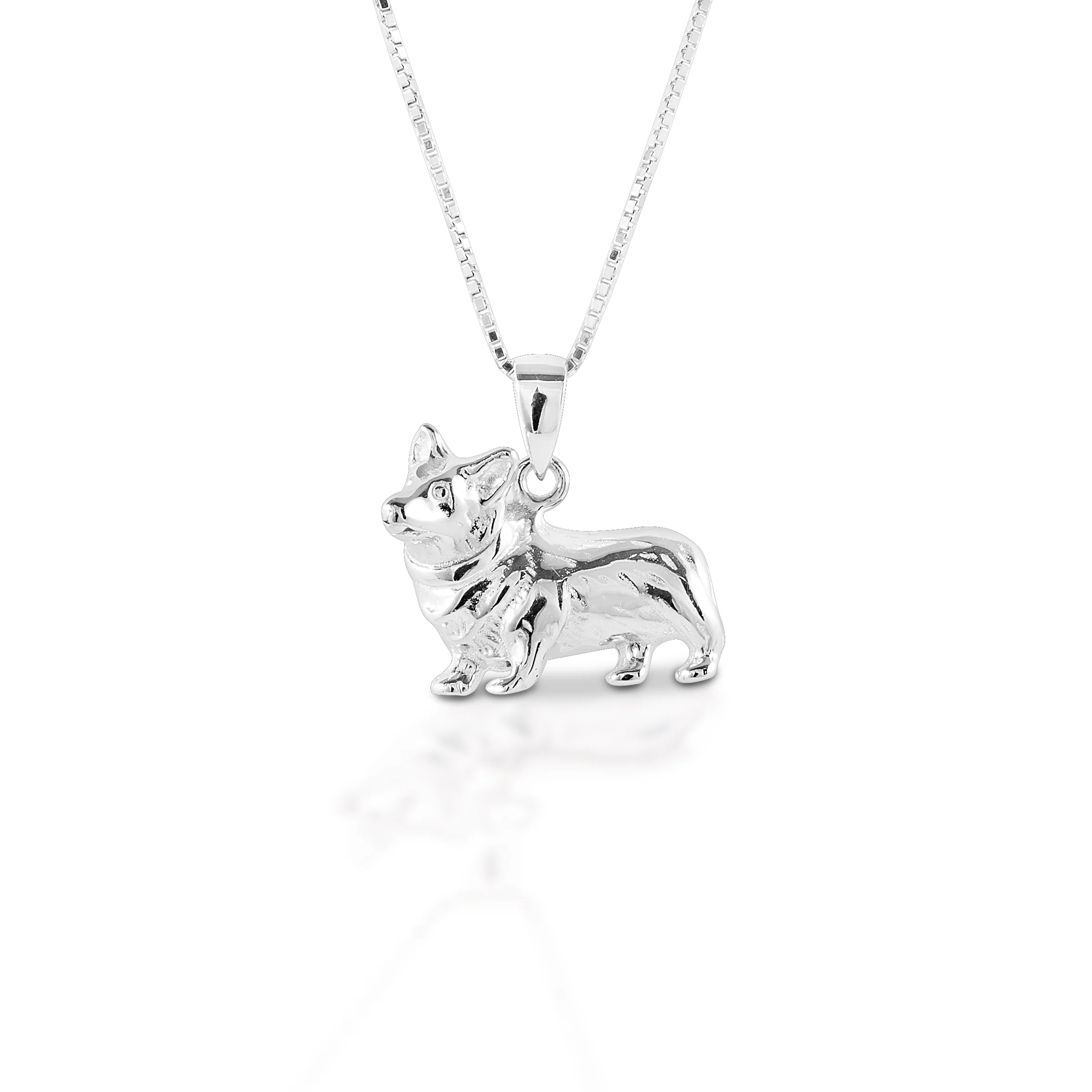 Kelly Herd Mini Corgi Pendant Necklace
