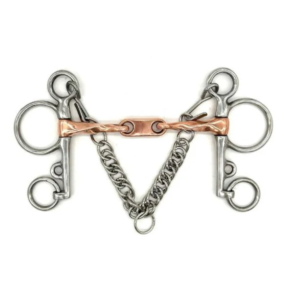 Jake Adams Bit Pelham Twisted Copper Dr. Bristol