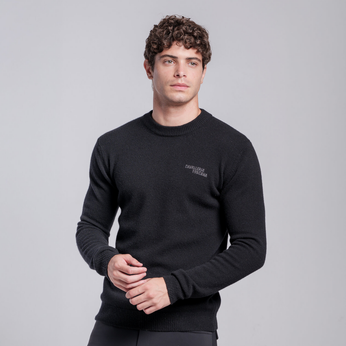 Cavalleria Toscana Purewool Crew Sweater mens