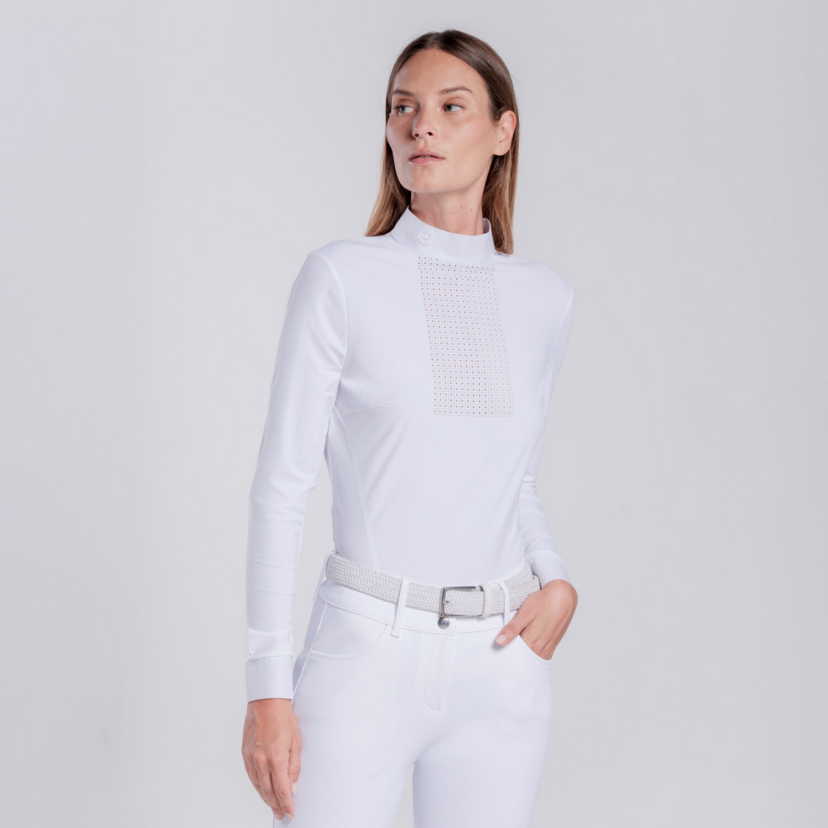 Cavalleria Toscana Punched Shirt lds