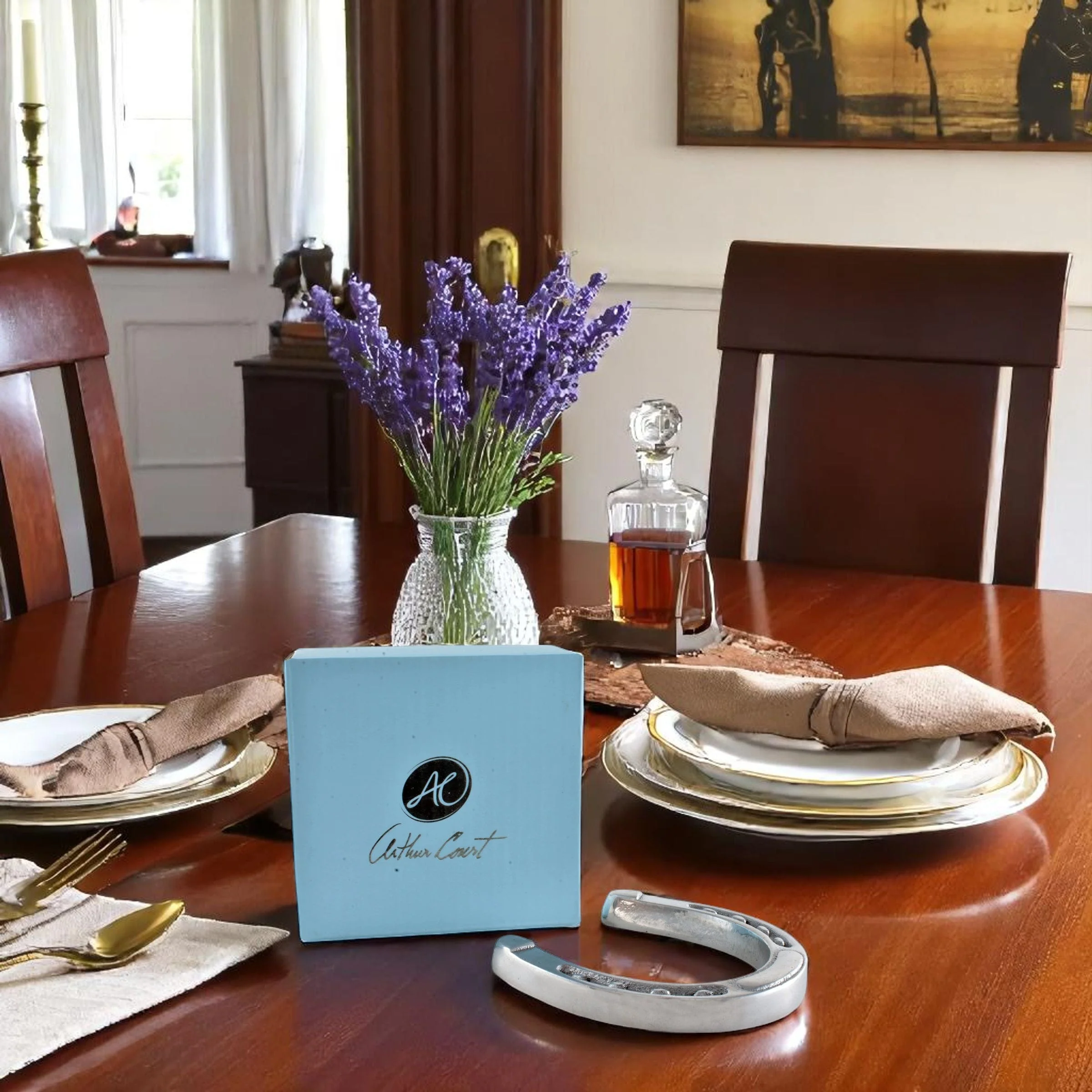 Cast Aluminum Horseshoe Paper Weight