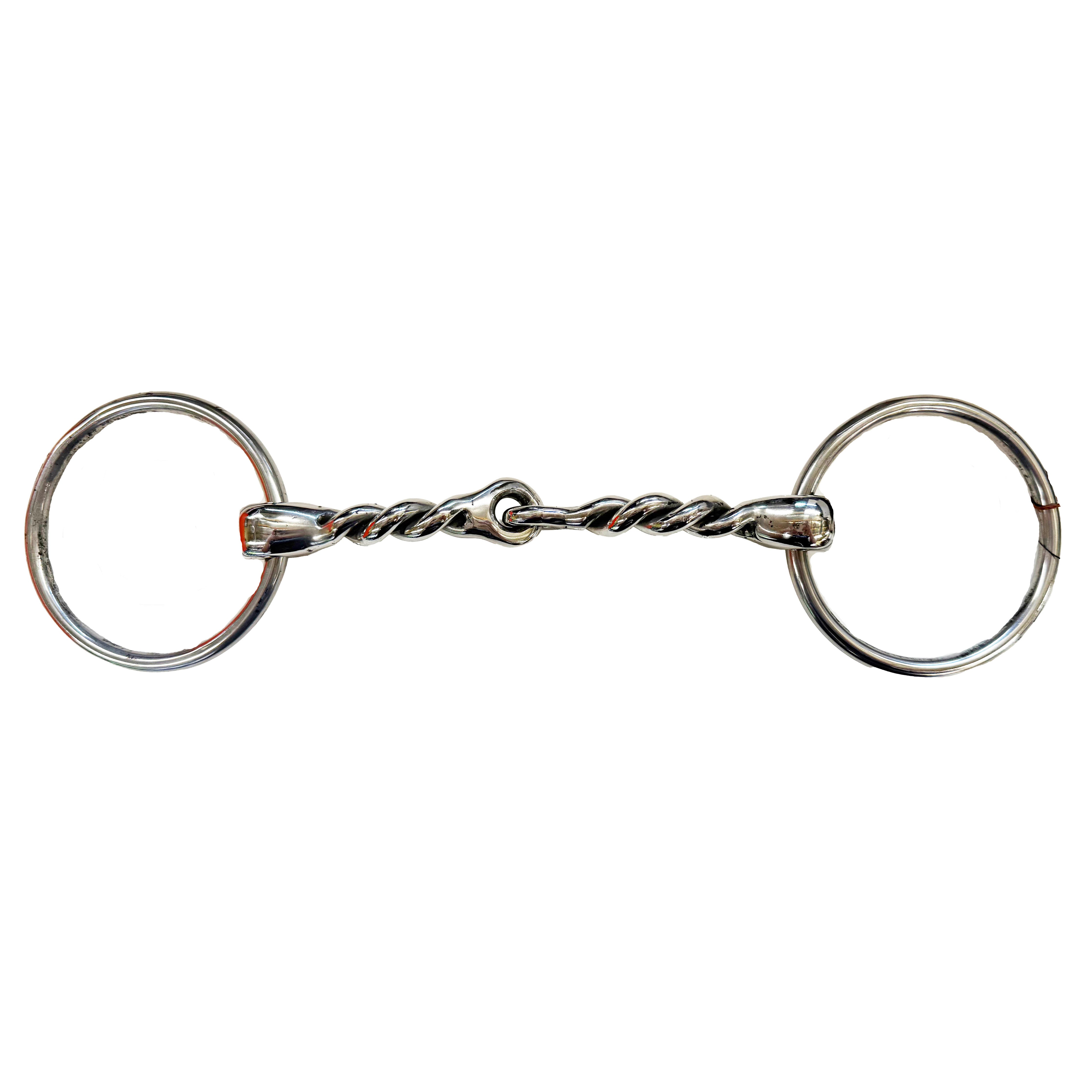 Abbey Bit Loose Ring Twisted Wire 5.25