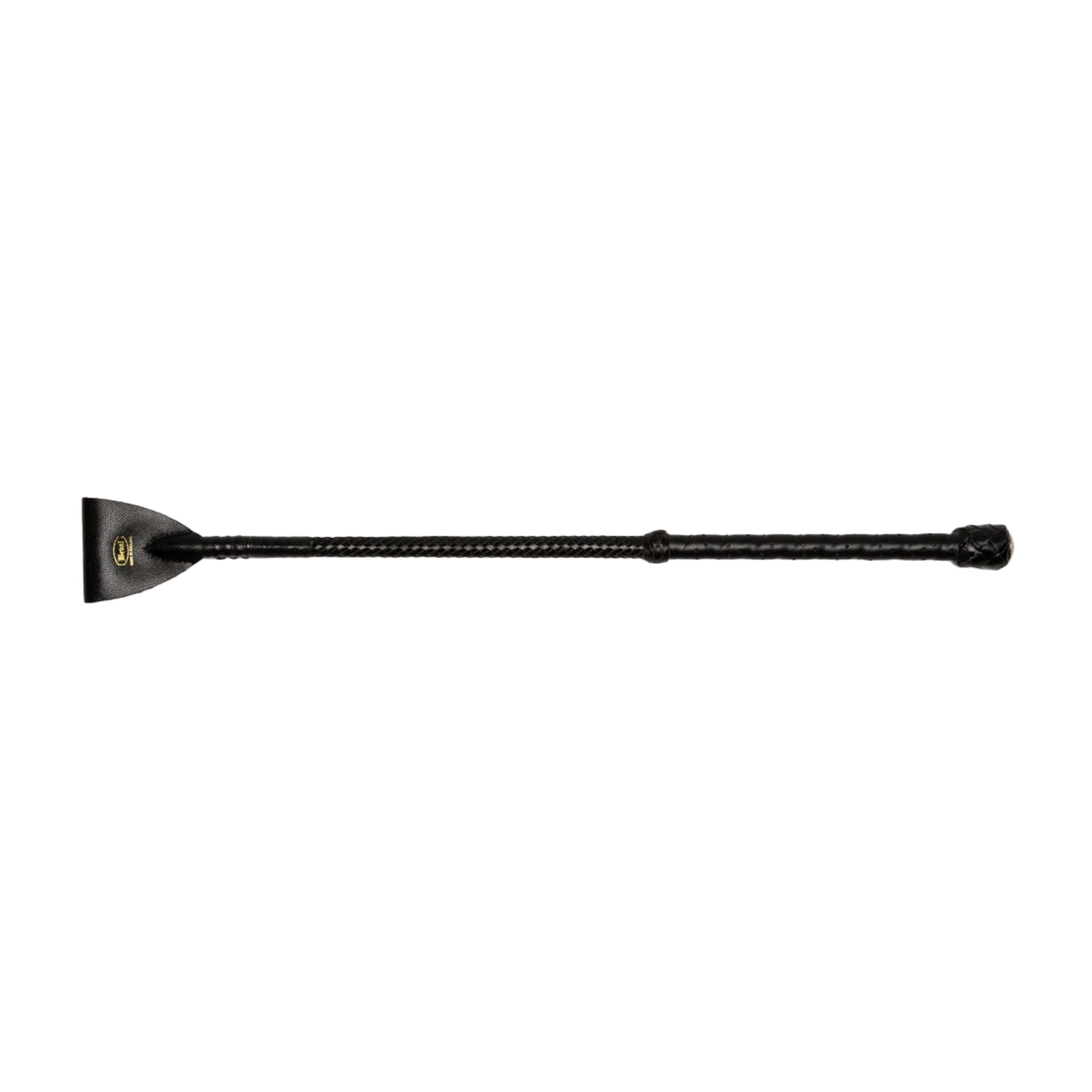 Beval Plaited Leather Bat Black 18"