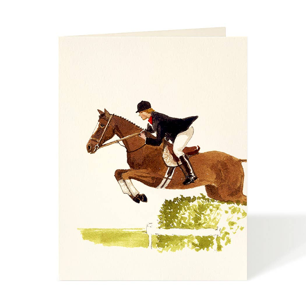 Felix Doolittle Equestrian Greeting Card