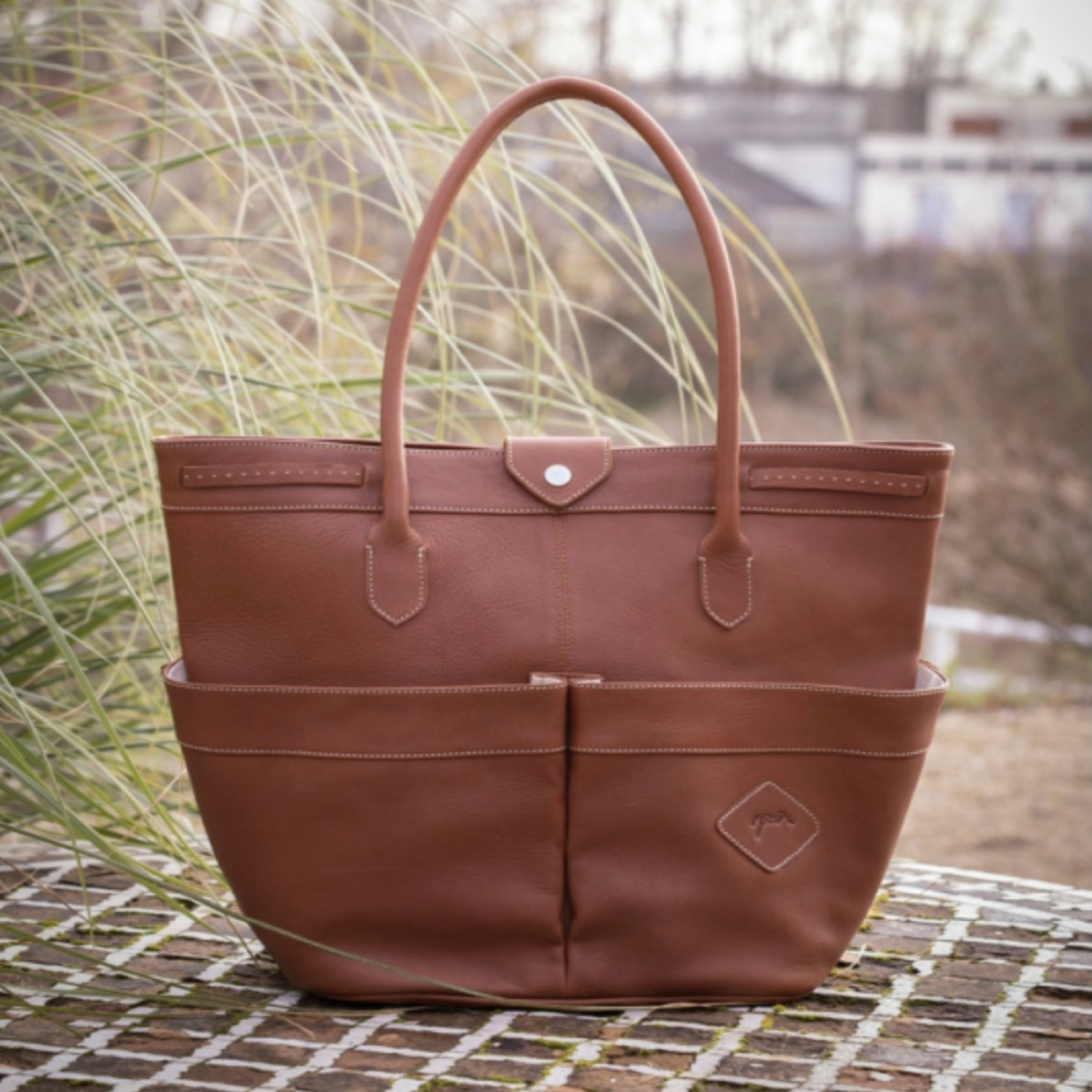 Pénélope Maison Pocket Tote Brandy