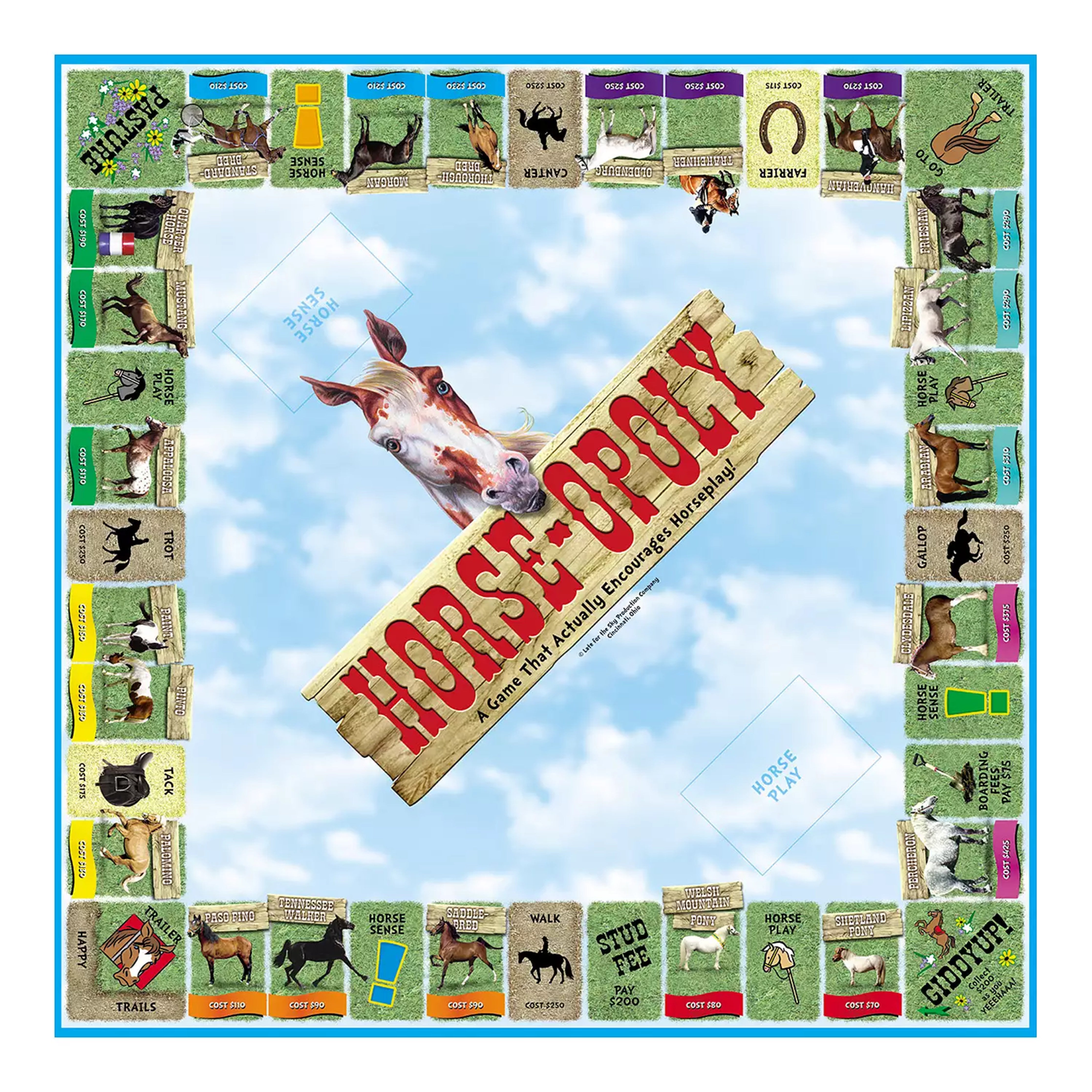 Horse-Opoly Board Game