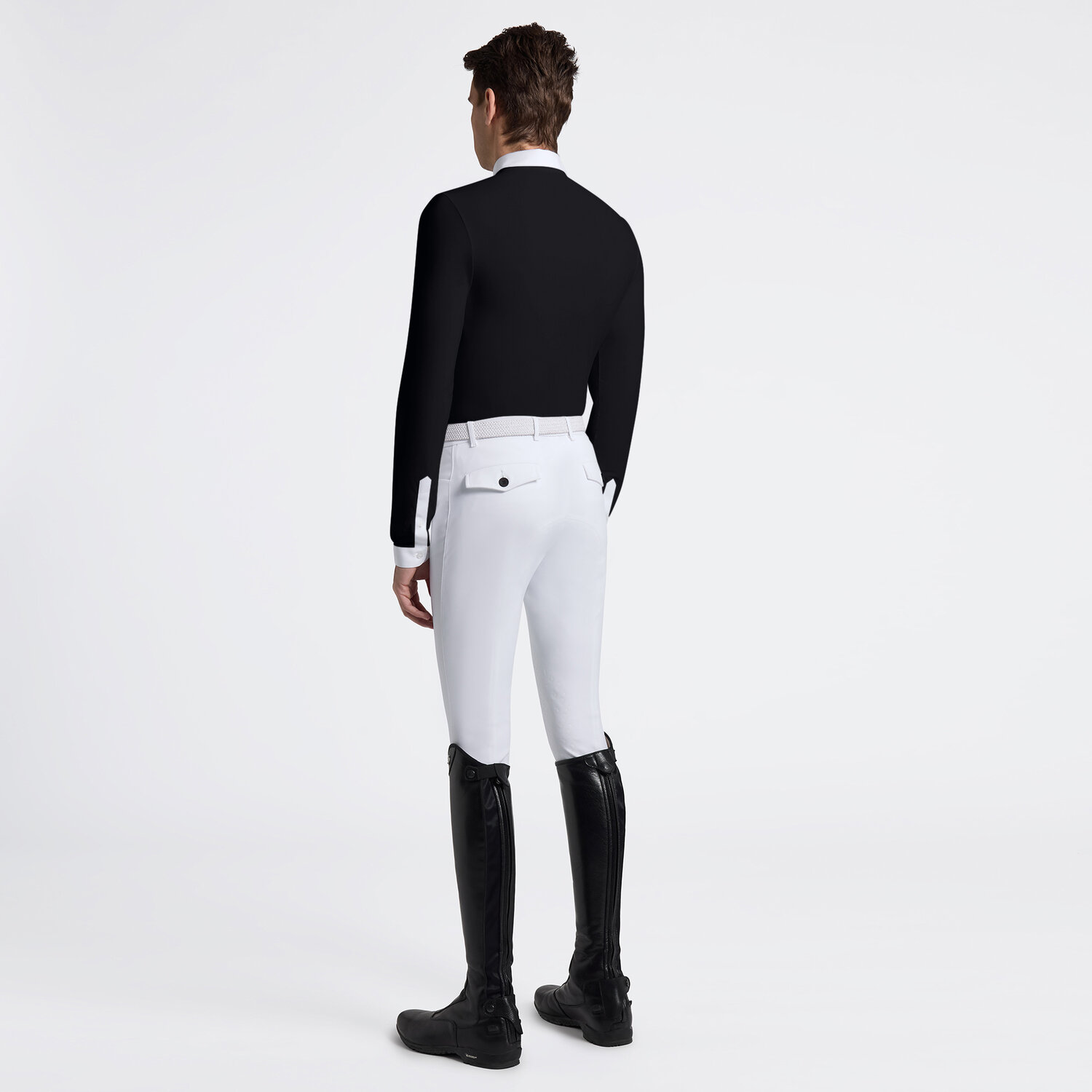 Cavalleria Toscana Textured Pullover Shirt mens