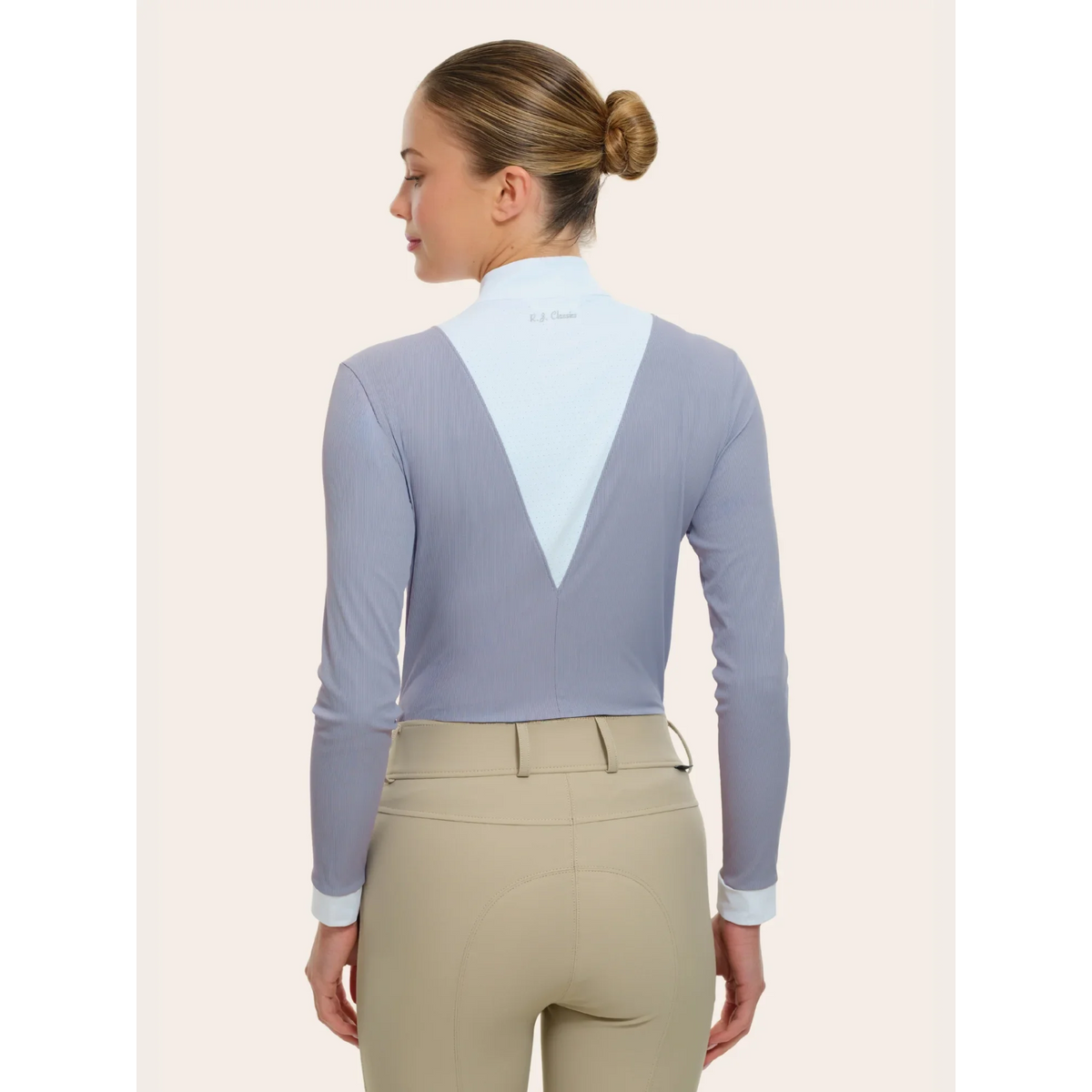 RJ Classics Celia Rib Zip Bib Shirt lds