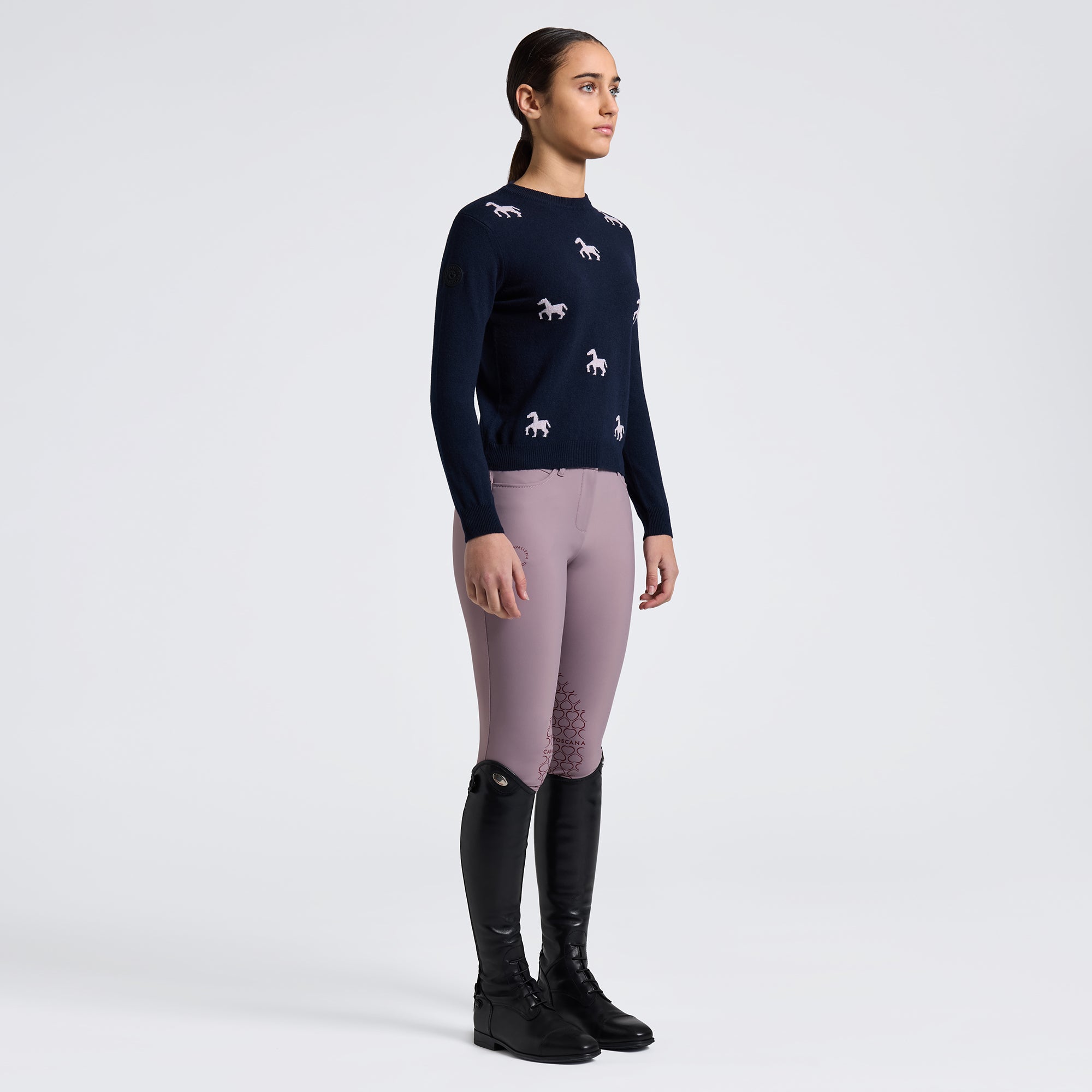 Cavalleria Toscana Little Horses Sweater girls