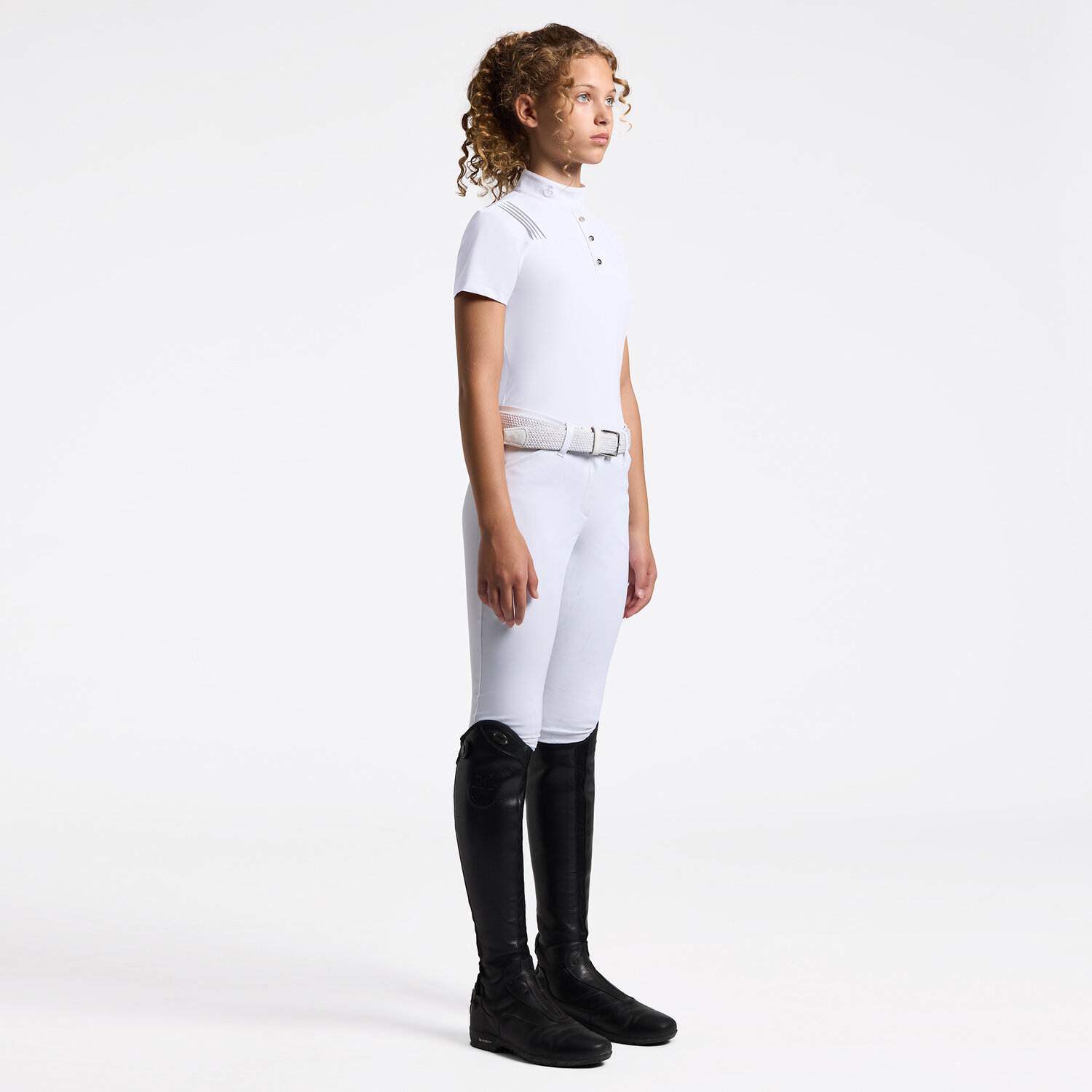 Cavalleria Toscana Pleat Snap Comp Polo girls