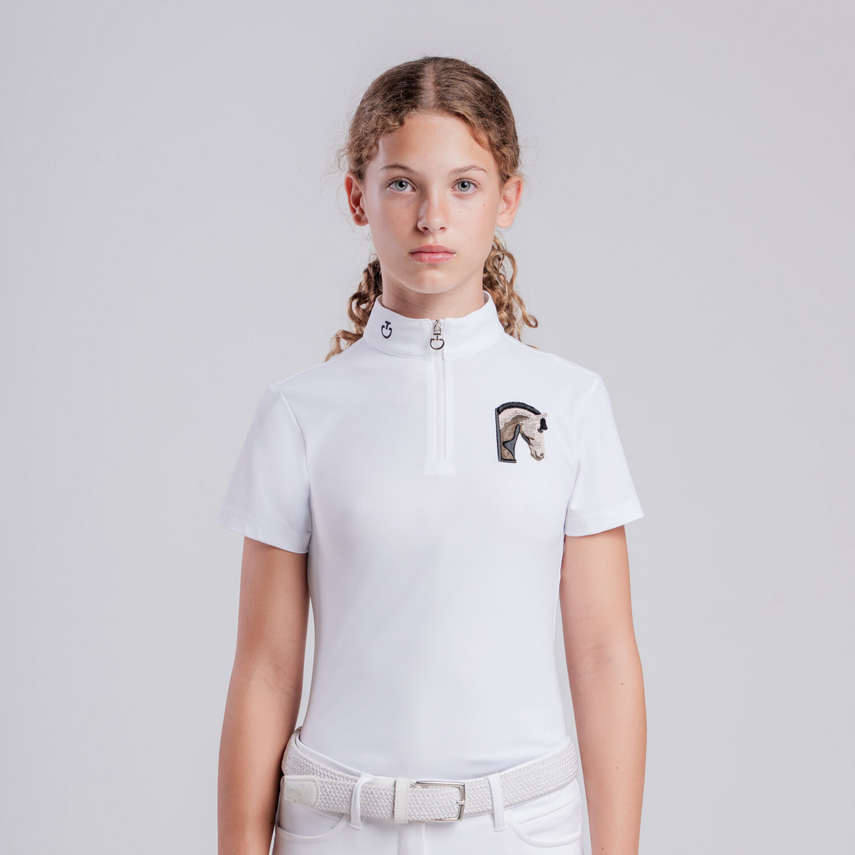 Cavalleria Toscana Needlepoint Horse Polo girls