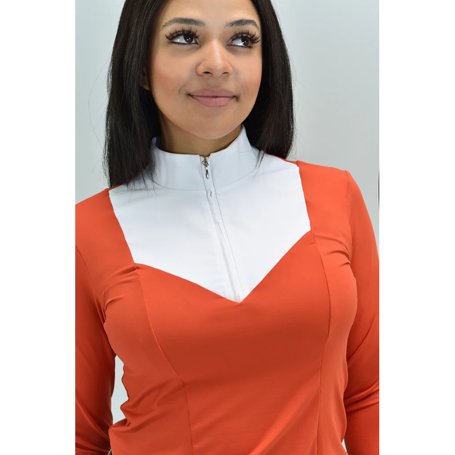 For Horses Elda Zip Comp Shirt l/s ladies