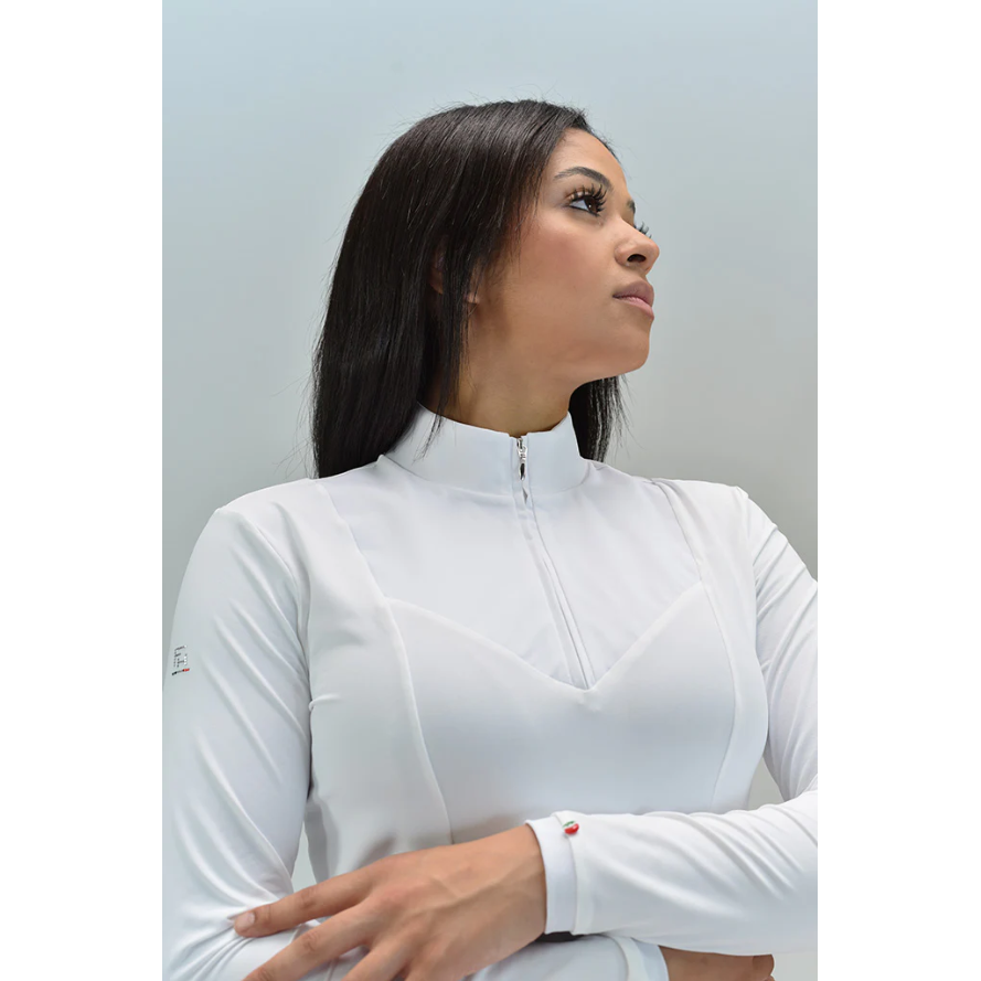 For Horses Elda Zip Comp Shirt l/s ladies